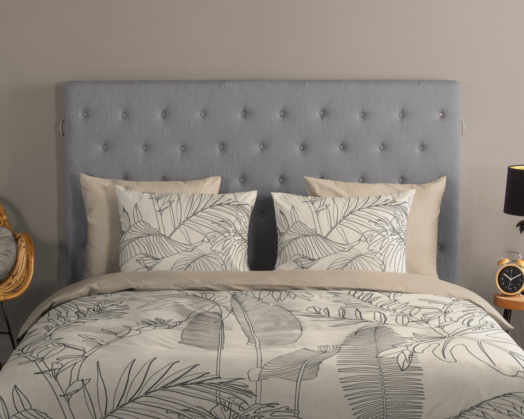 Good Morning Dekbedovertrek Katoen Sym - Sand