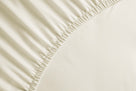 Yellow hoeslaken Percale Off white katoen percale