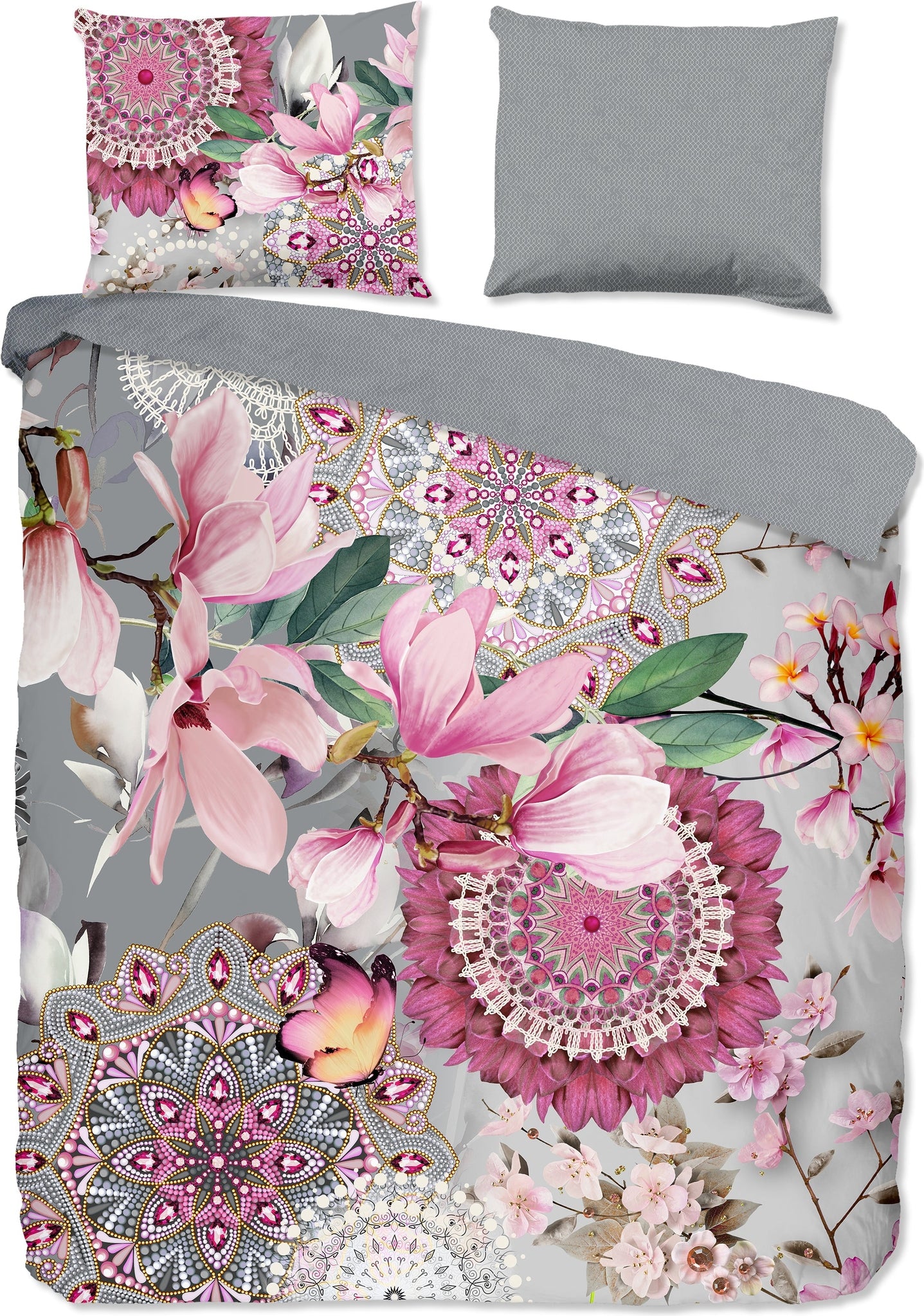 HIP Dekbedovertrek Flanel Inaya - Multi