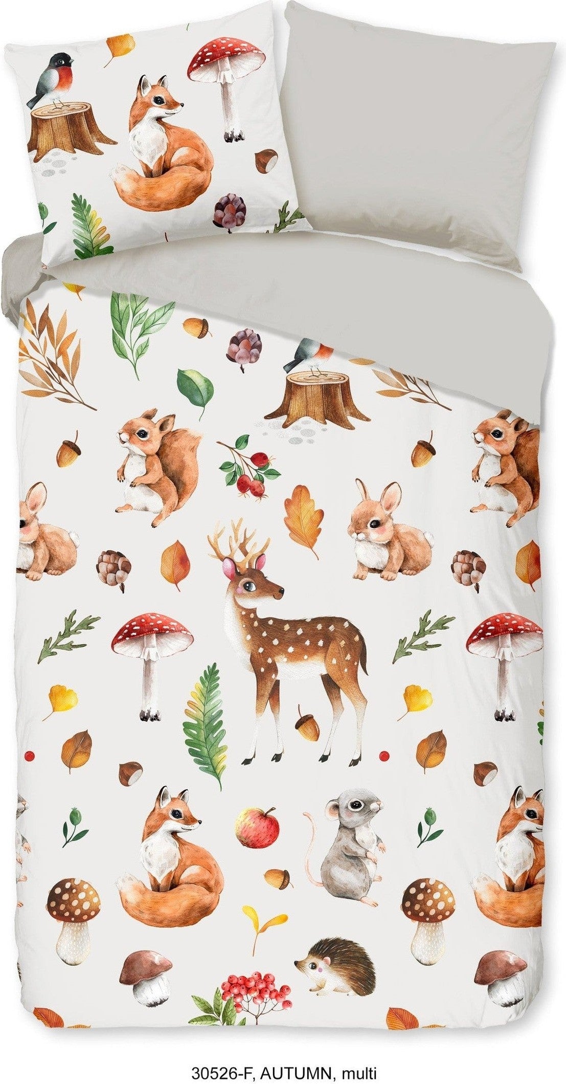 Good Morning Dekbedovertrek Flanel Autumn Multi