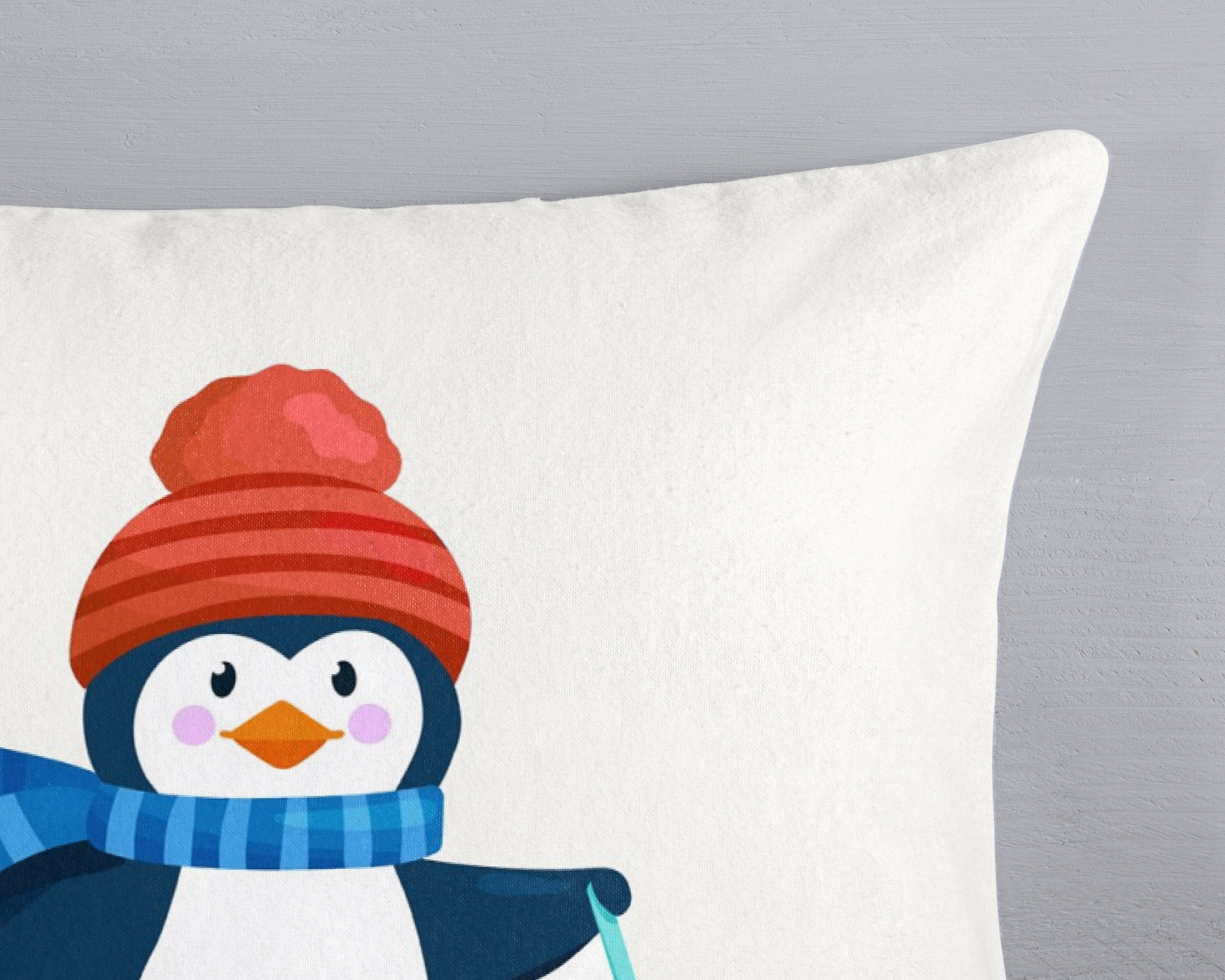 Good Morning Dekbedovertrek Flanel Penguins Multi