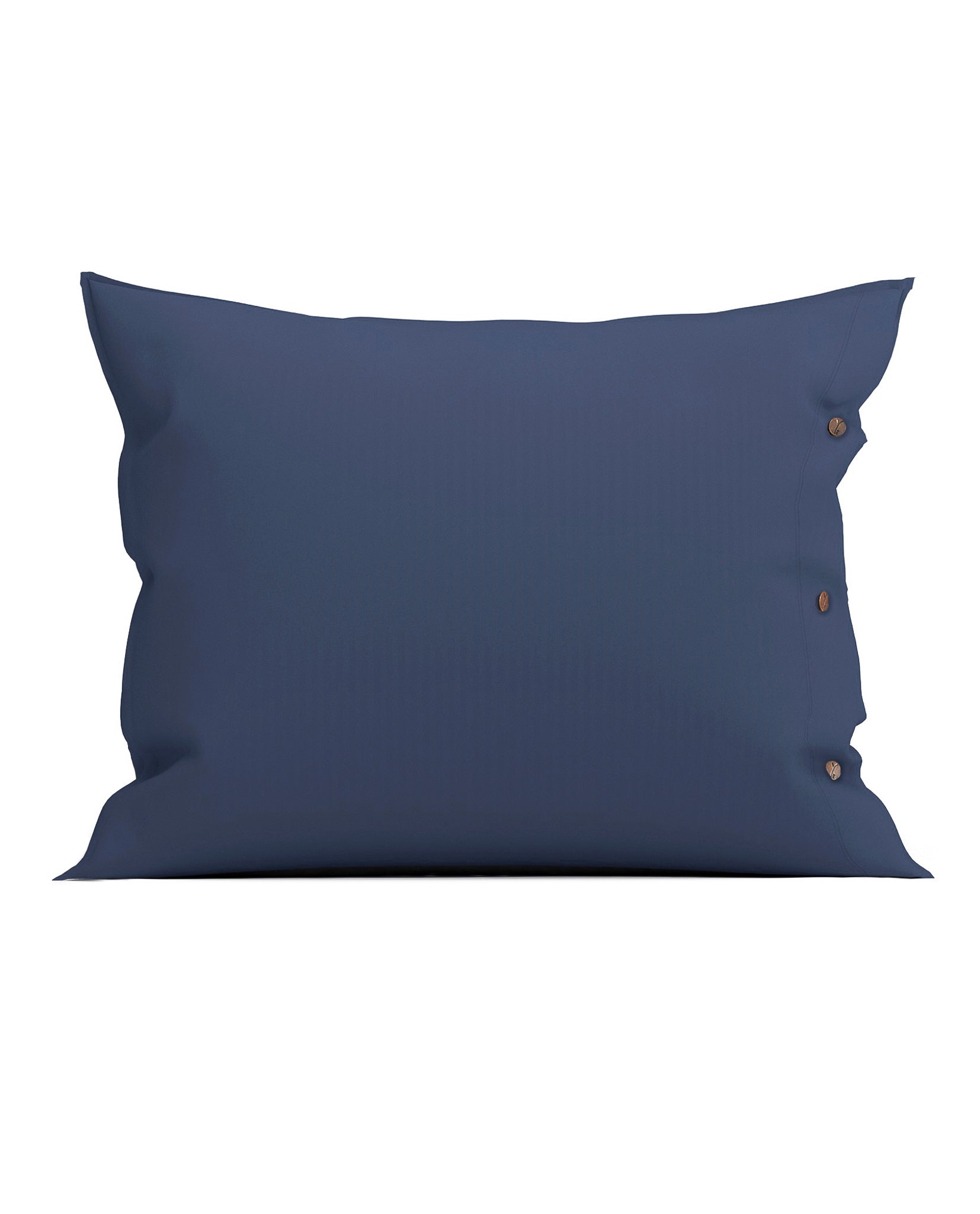 Yellow kussensloop Percale Midnight Blue percale