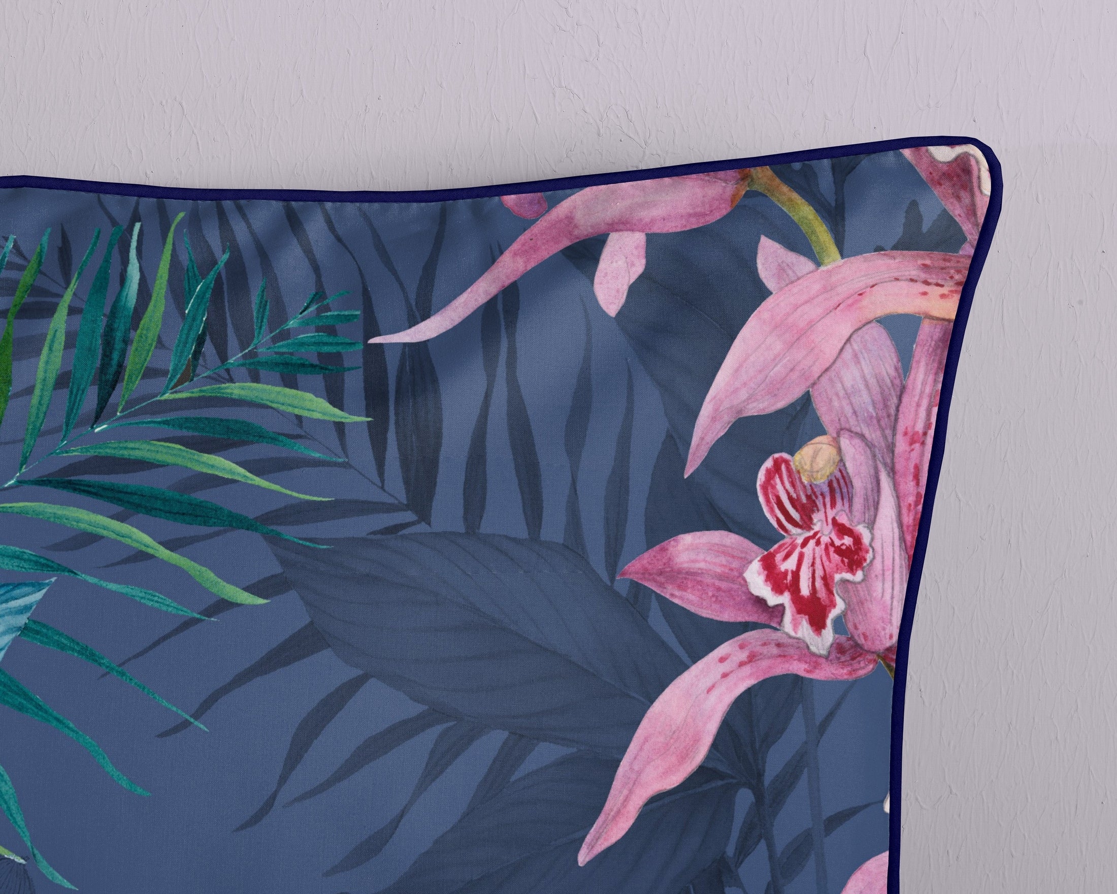 Descanso Dekbedovertrek Satijn Mae - Blue