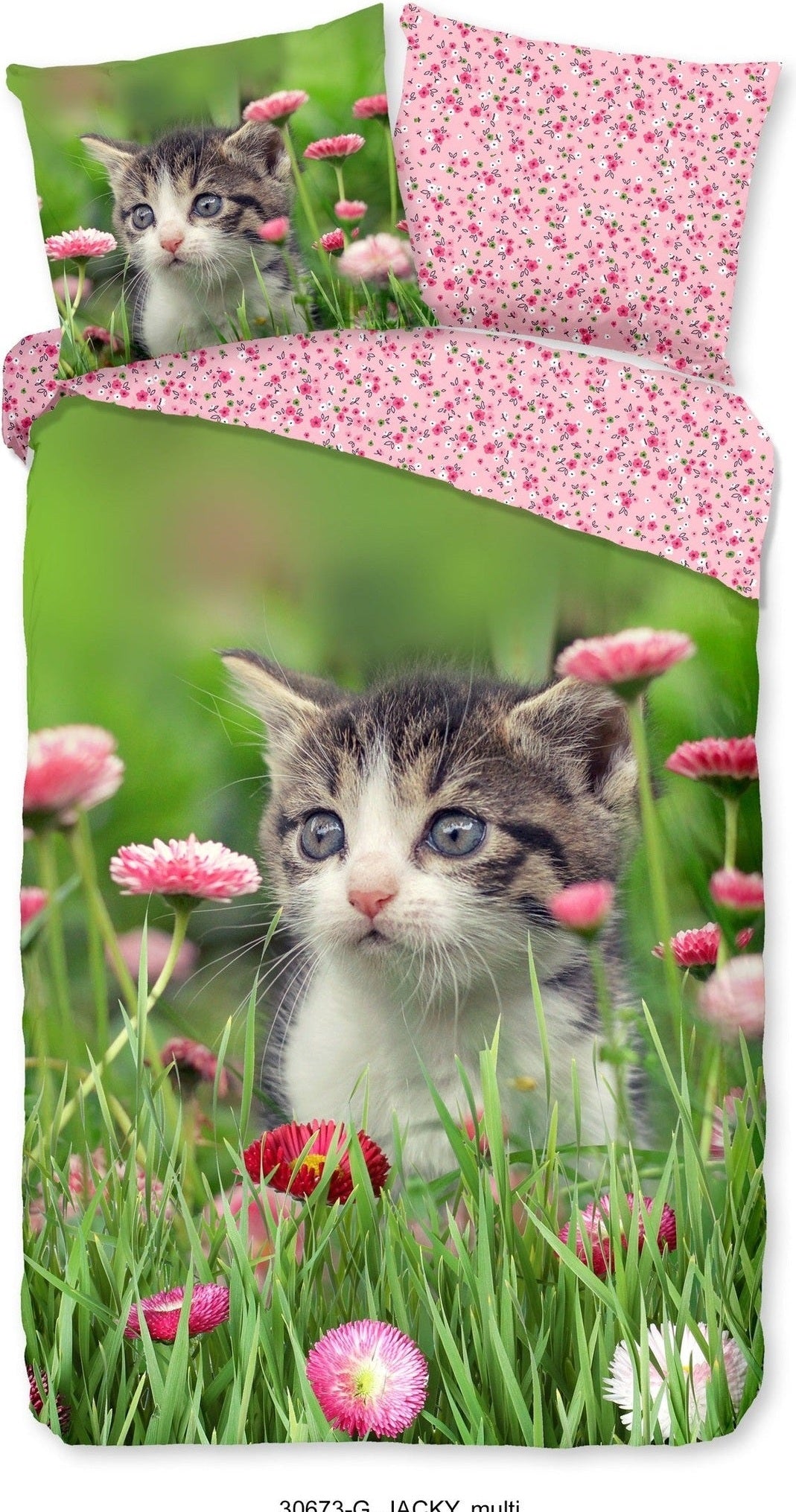 Good Morning Dekbedovertrek Katoen Jacky Multi