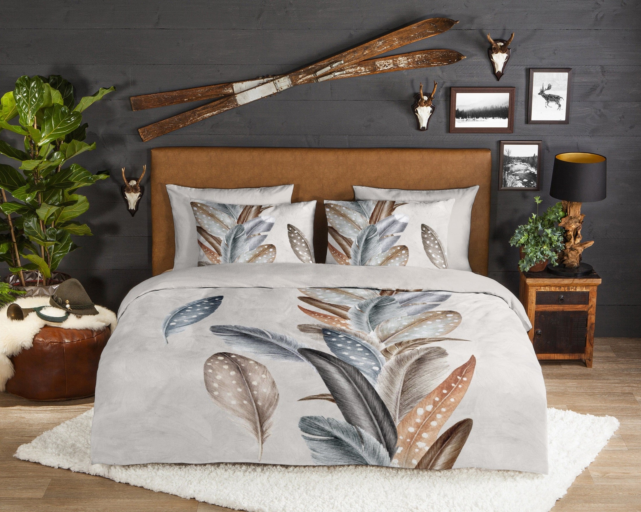 Good Morning Dekbedovertrek Flanel Eina - Sand