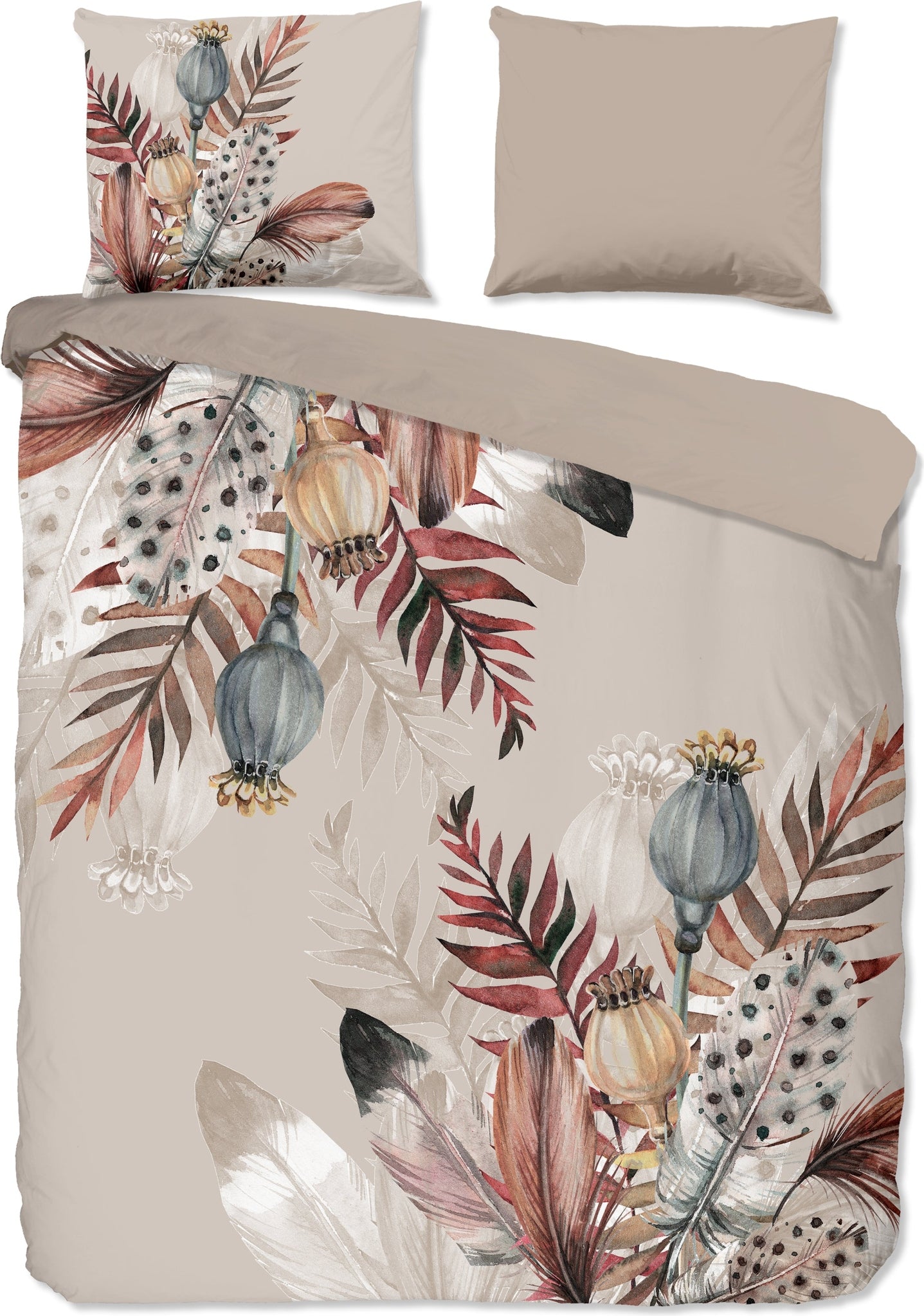 Pure Dekbedovertrek Microfiber Famm - Taupe