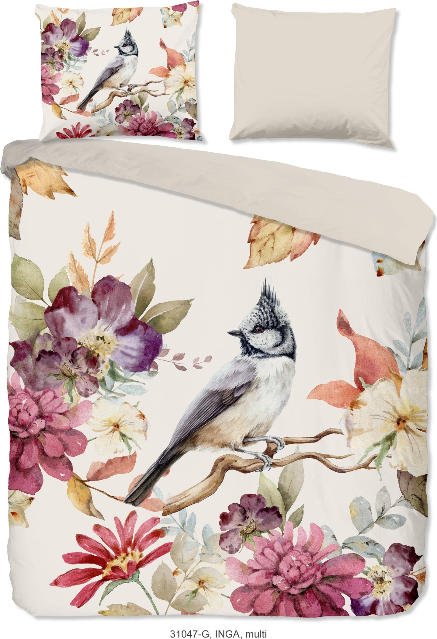 Good Morning Dekbedovertrek Katoen Inga - Multi