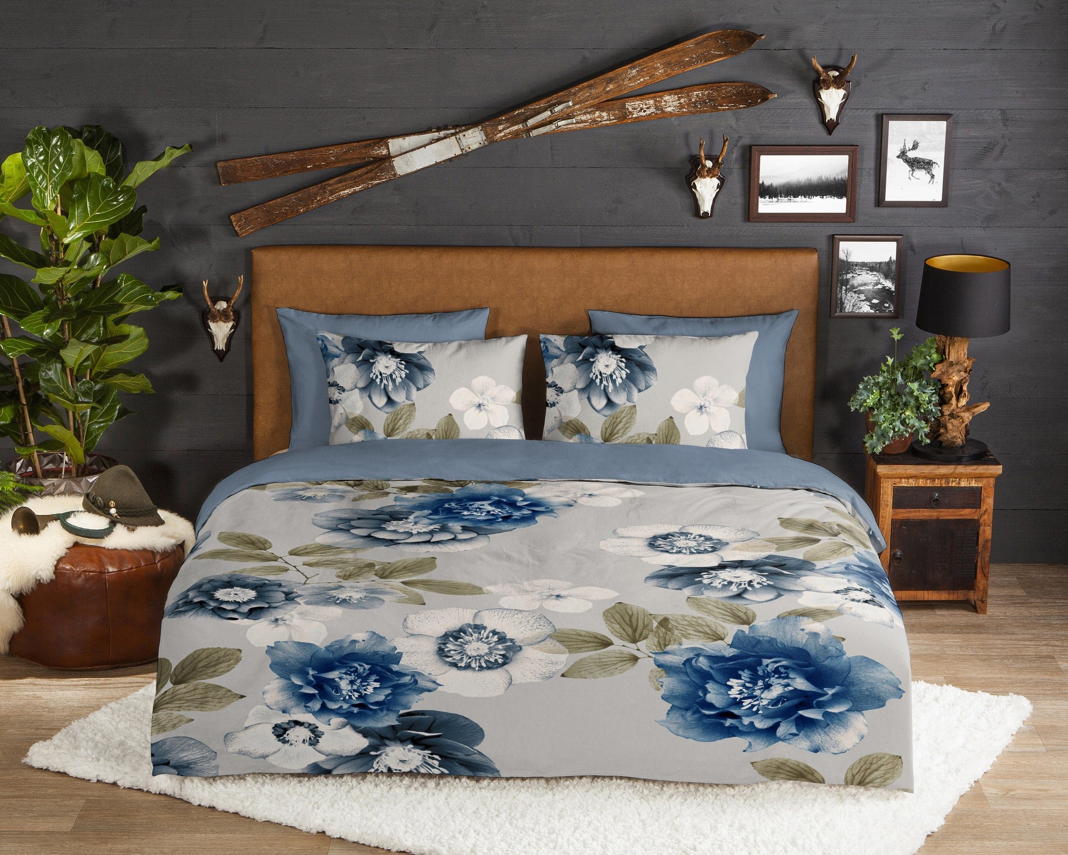 Good Morning Dekbedovertrek Flanel Gabin - Multi