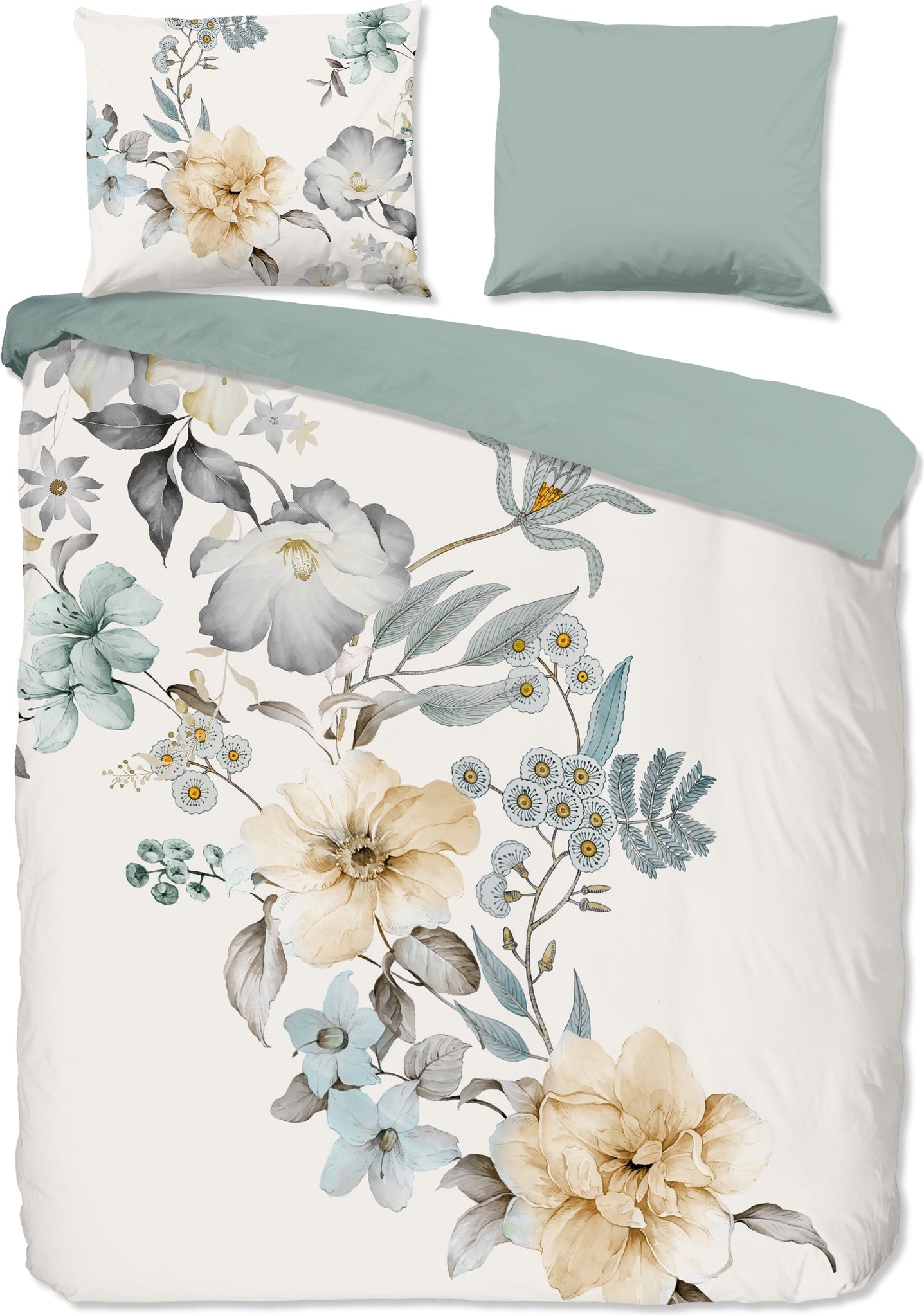 Good Morning Dekbedovertrek Katoen Celina - Ecru