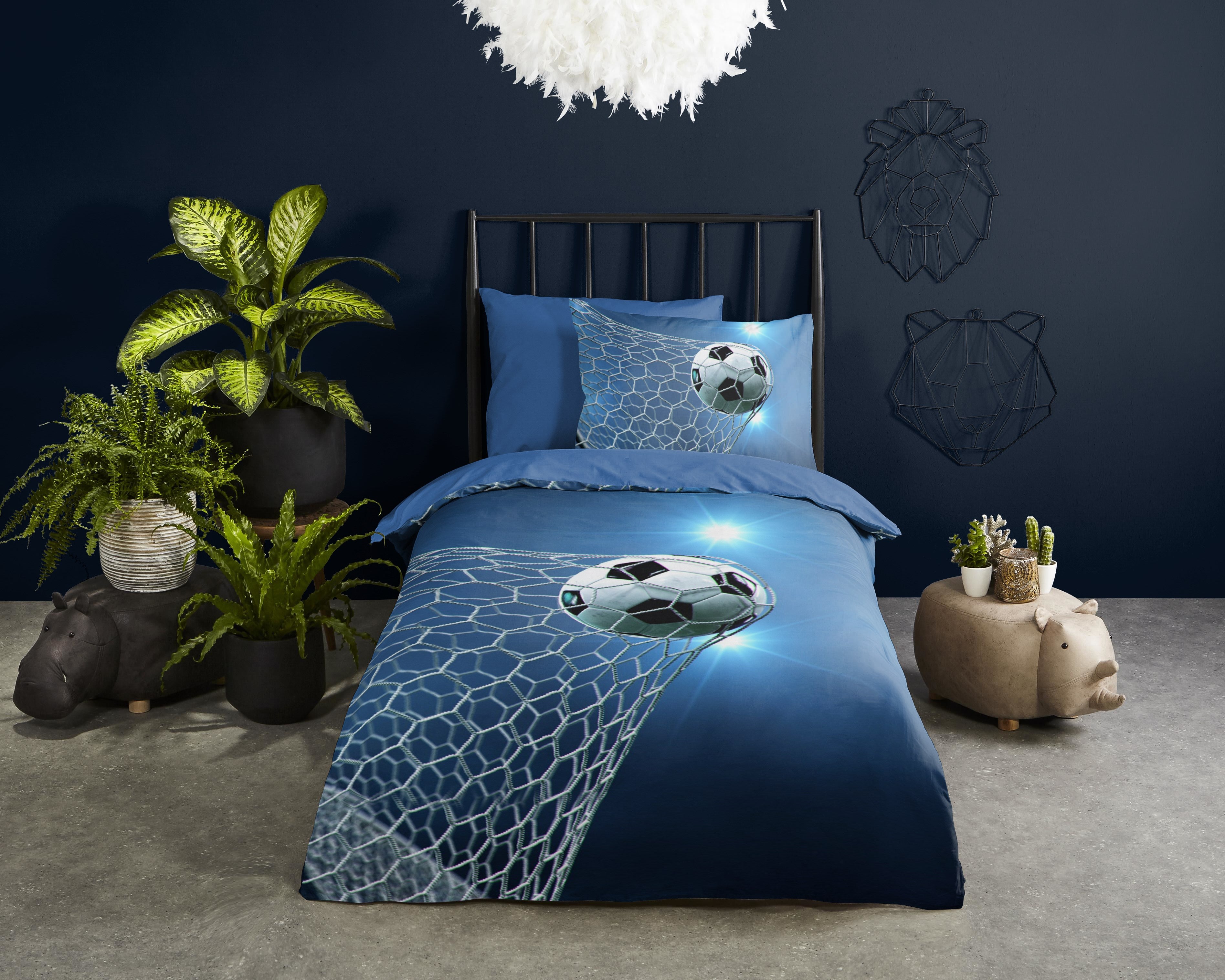 Pure Dekbedovertrek Microfiber Fans Blauw