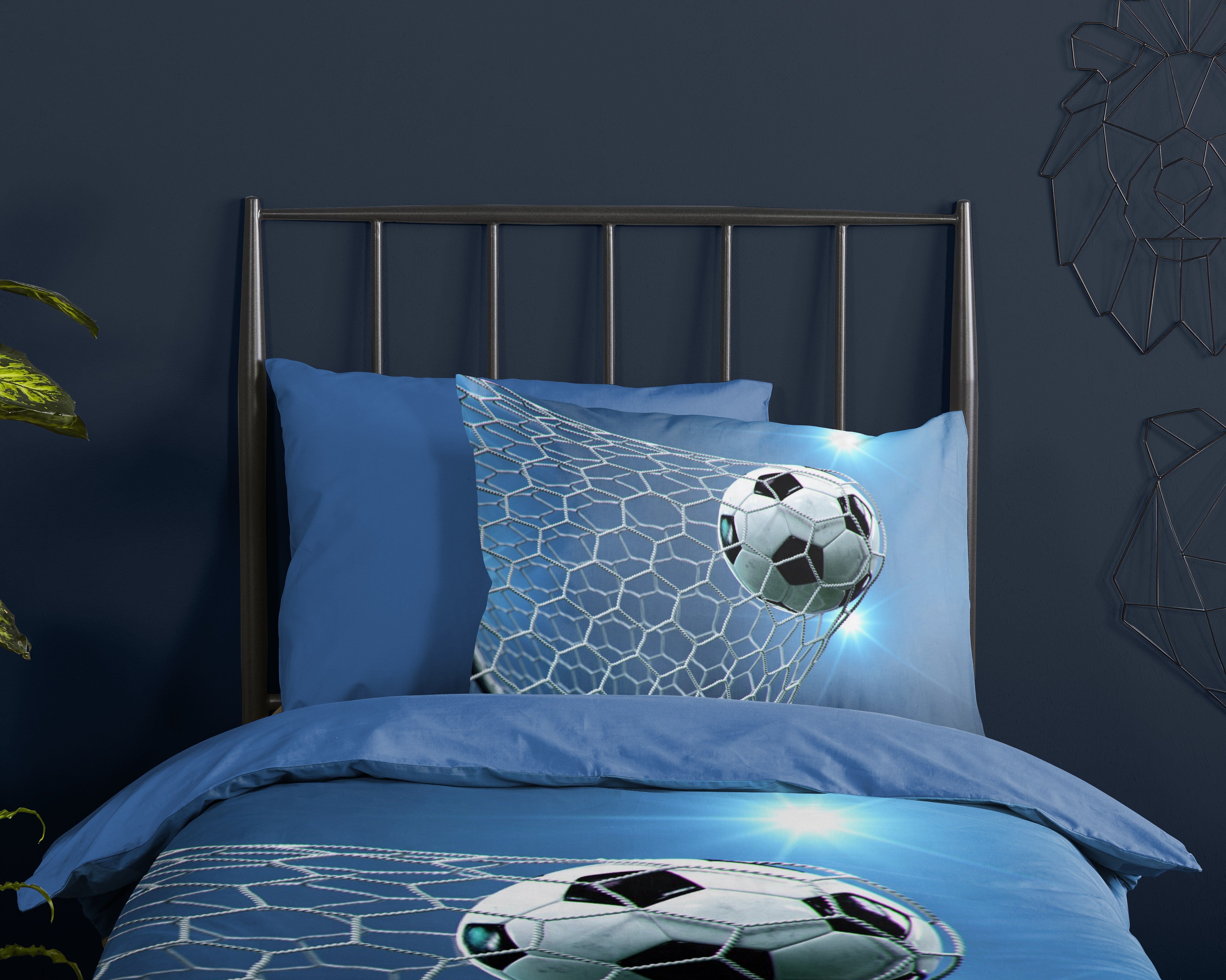 Pure Dekbedovertrek Microfiber Fans Blauw