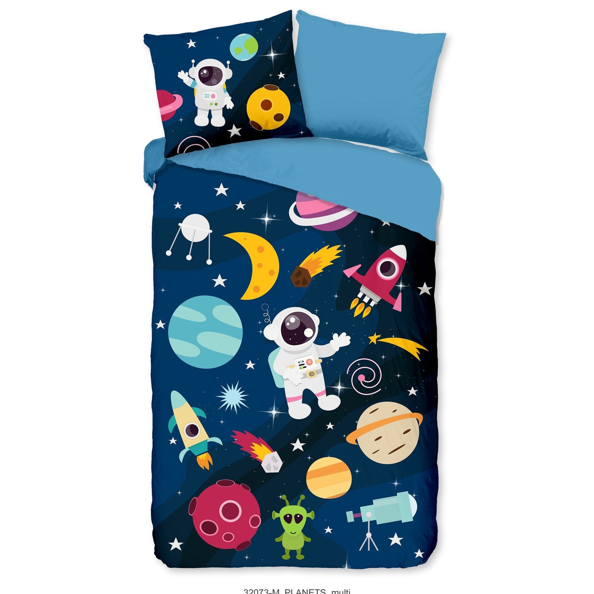 Pure Dekbedovertrek Microfiber Planets Multi
