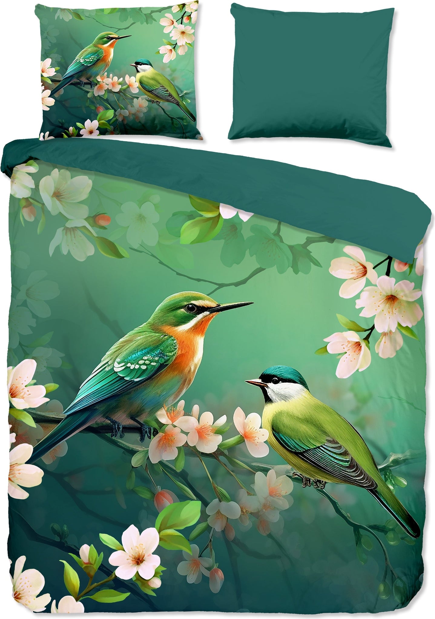 Pure Dekbedovertrek Microfiber Signi - Green