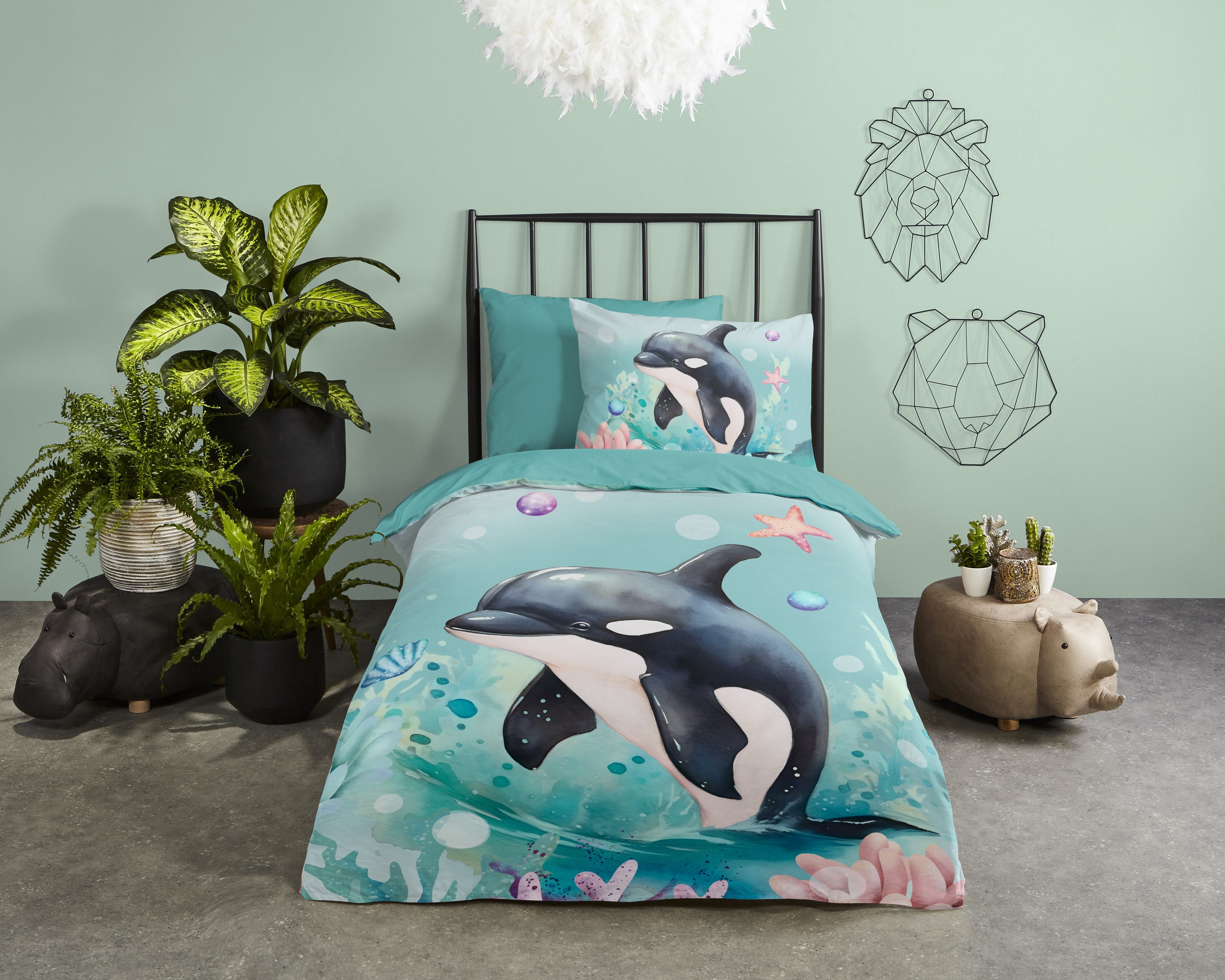 Pure Dekbedovertrek Microfiber Splash Mint