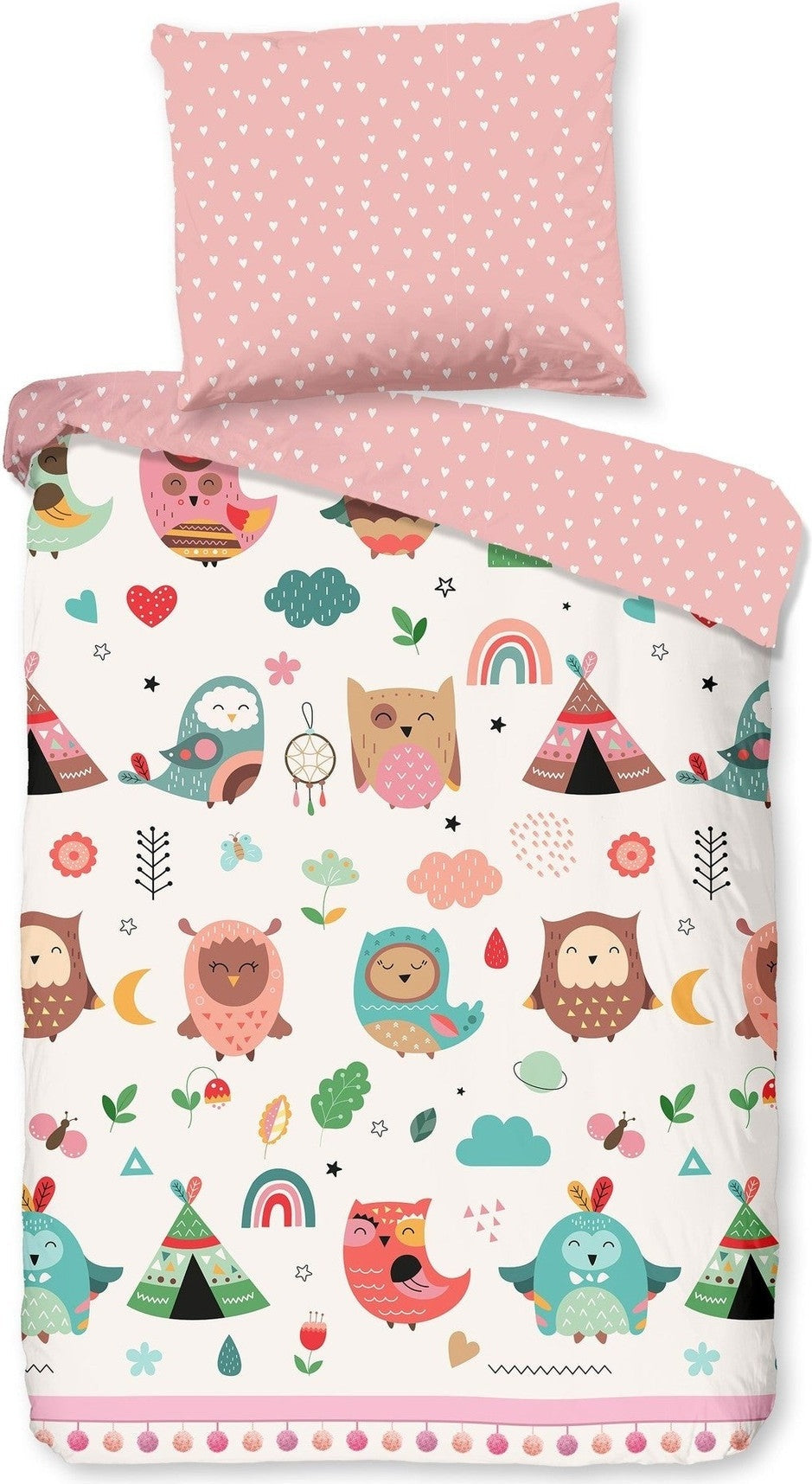 Good Morning Dekbedovertrek Katoen Wise Multi