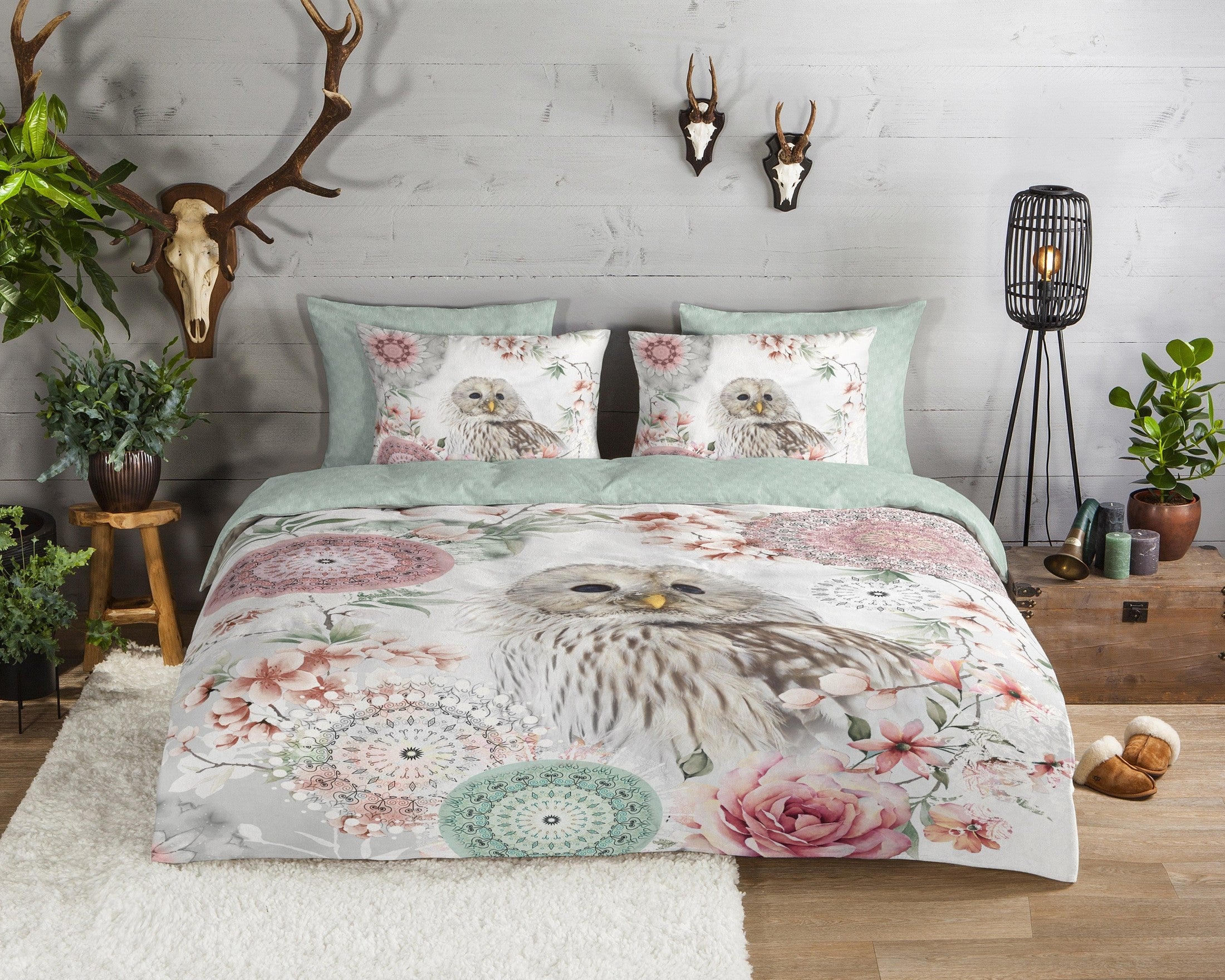 HIP Dekbedovertrek Flanel Omaira - Ecru