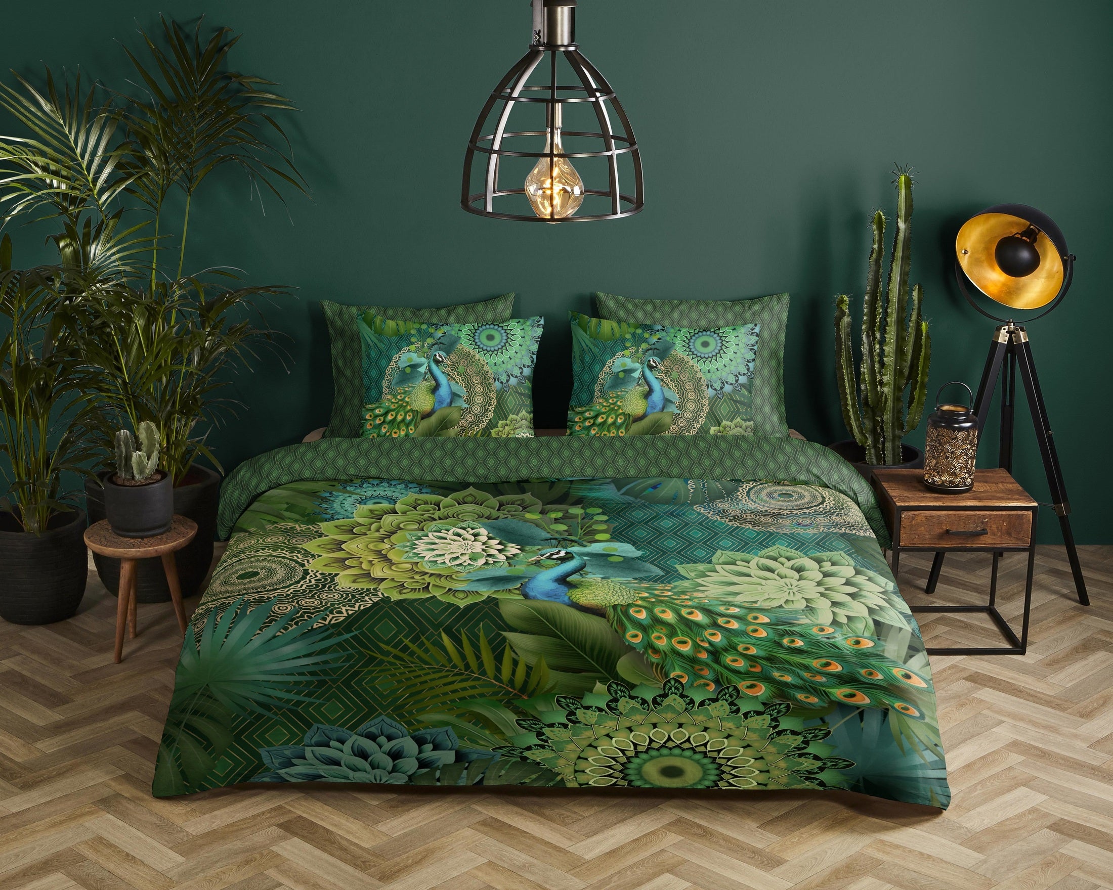 HIP Dekbedovertrek Satijn Agatha - Green