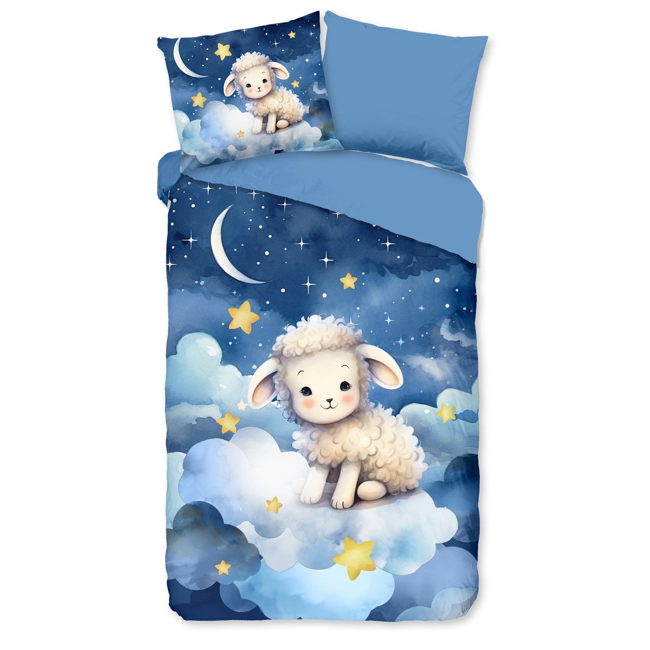Pure Dekbedovertrek Microfiber Sheepy Blauw