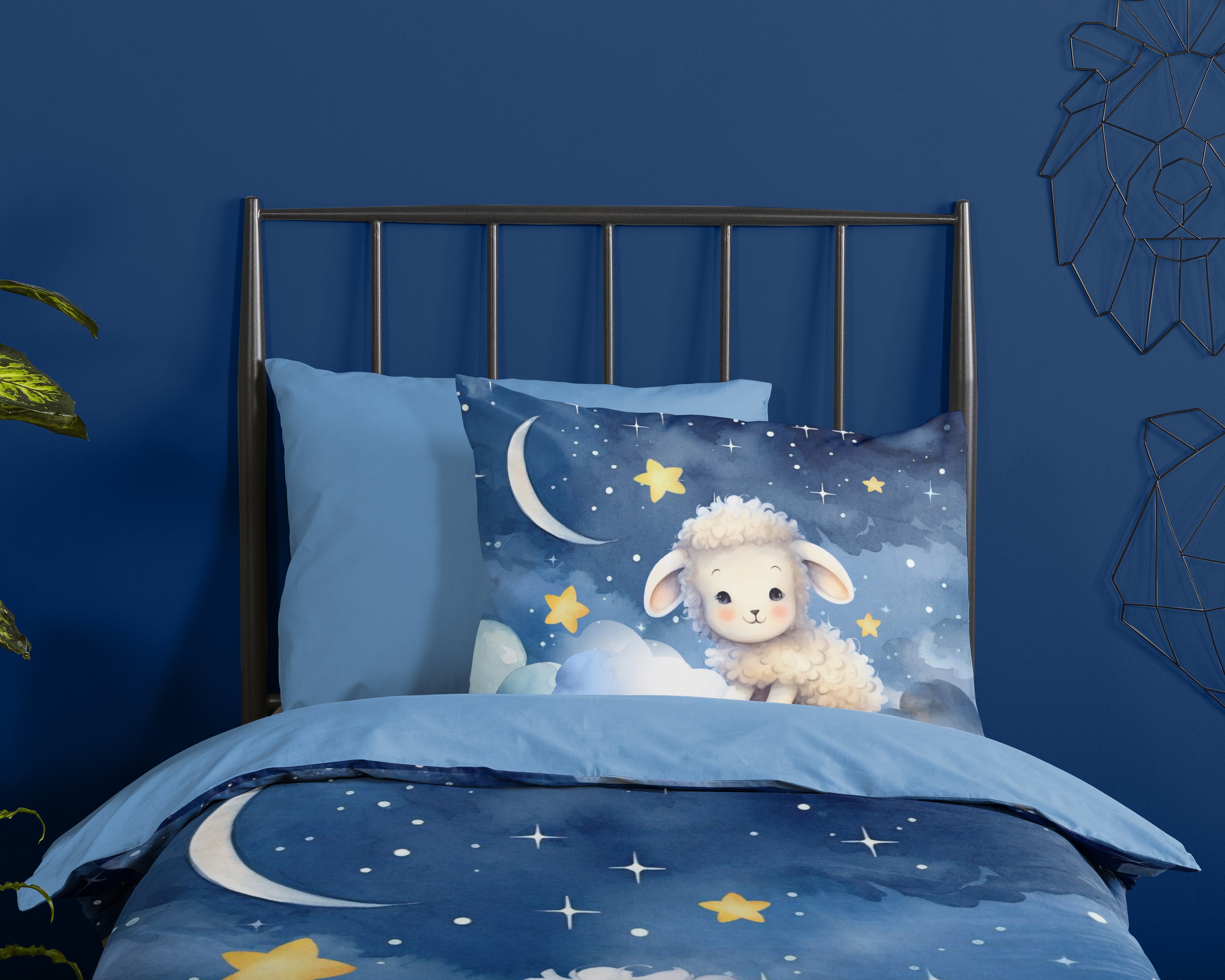 Pure Dekbedovertrek Microfiber Sheepy Blauw