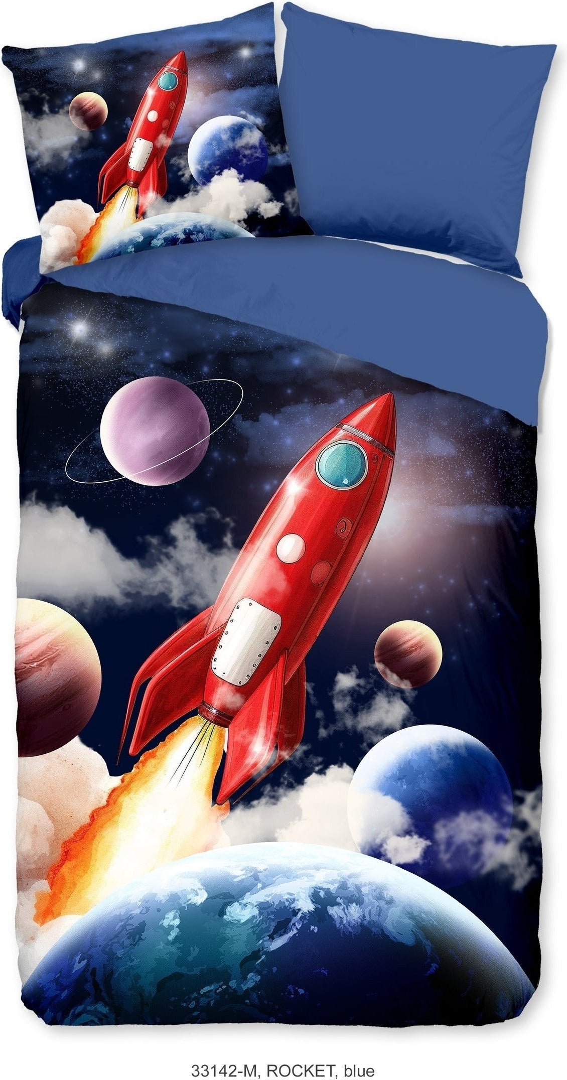 Pure Dekbedovertrek Microfiber Rocket Blauw