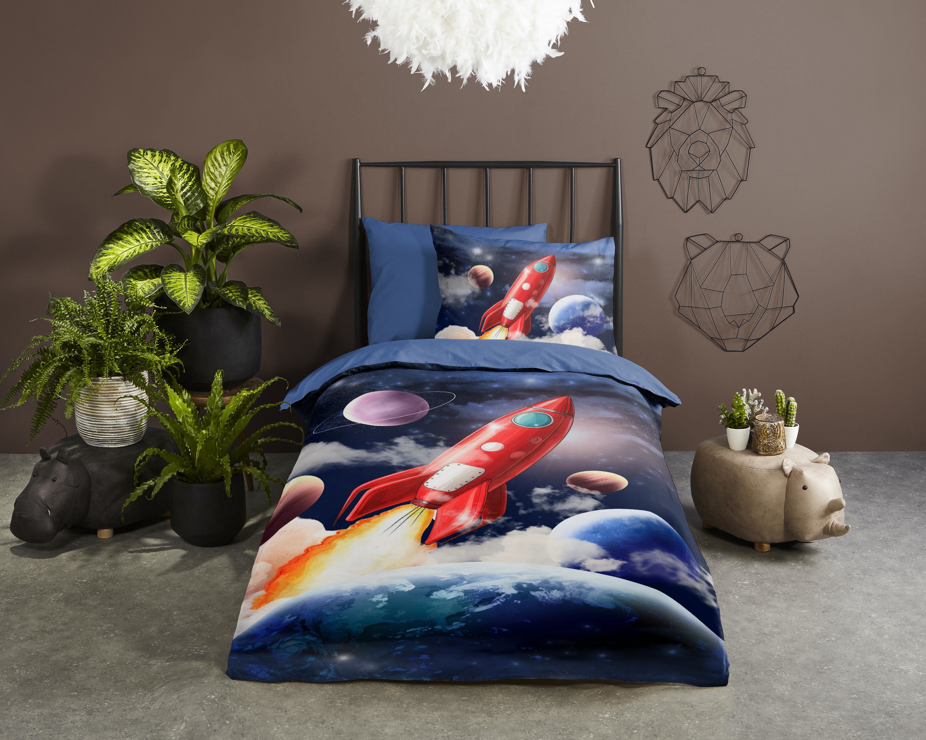 Pure Dekbedovertrek Microfiber Rocket Blauw
