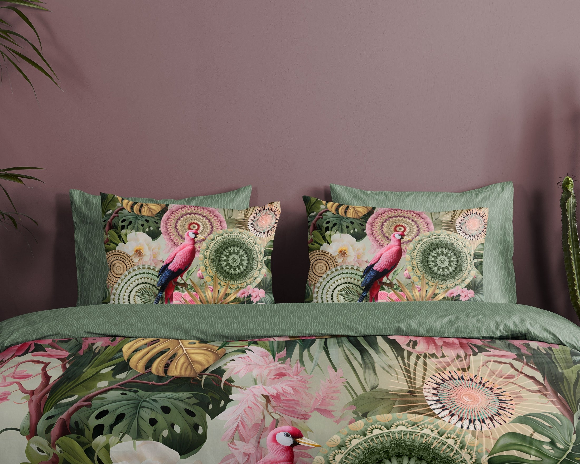 HIP Dekbedovertrek Satijn Palay - Green