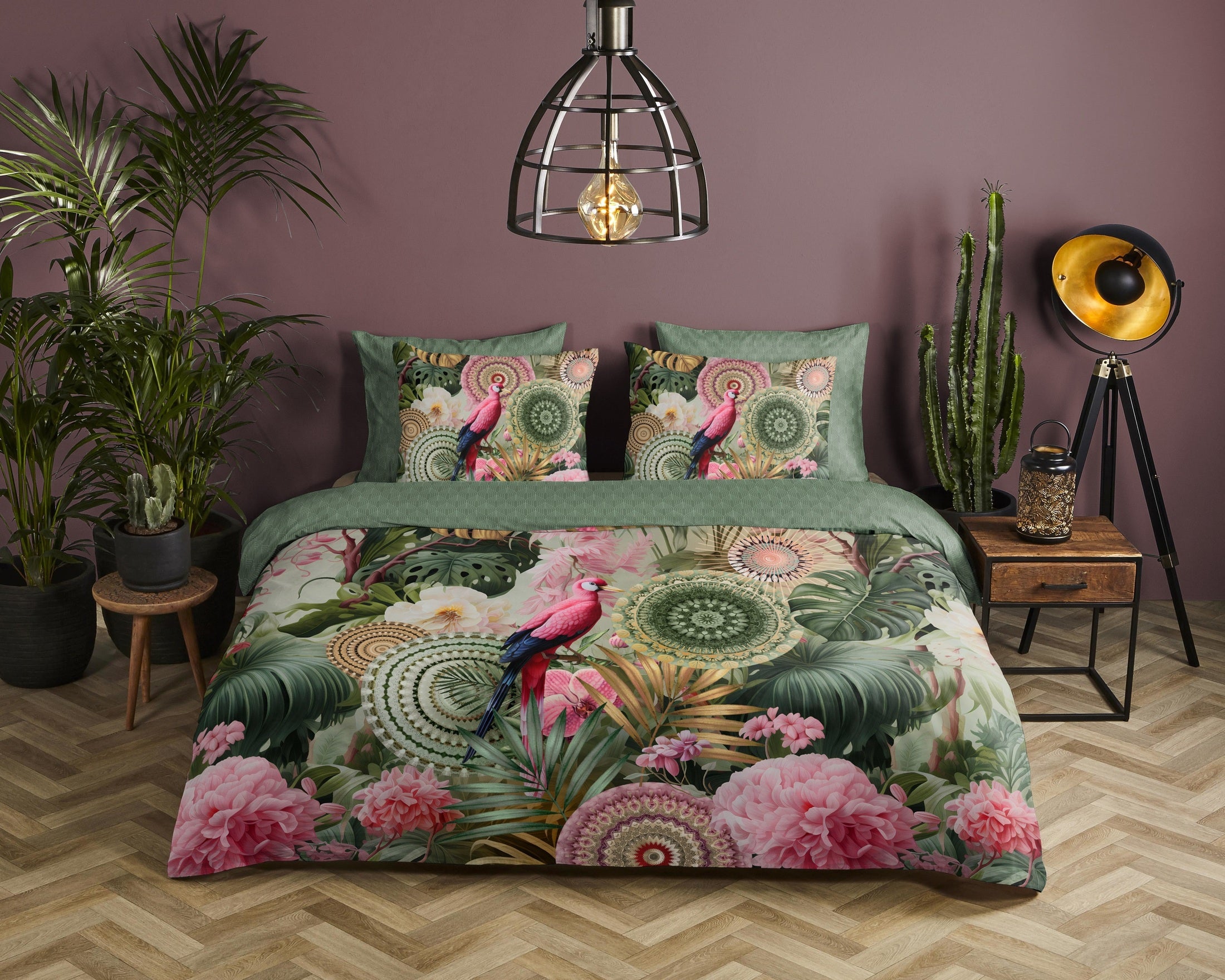 HIP Dekbedovertrek Satijn Palay - Green