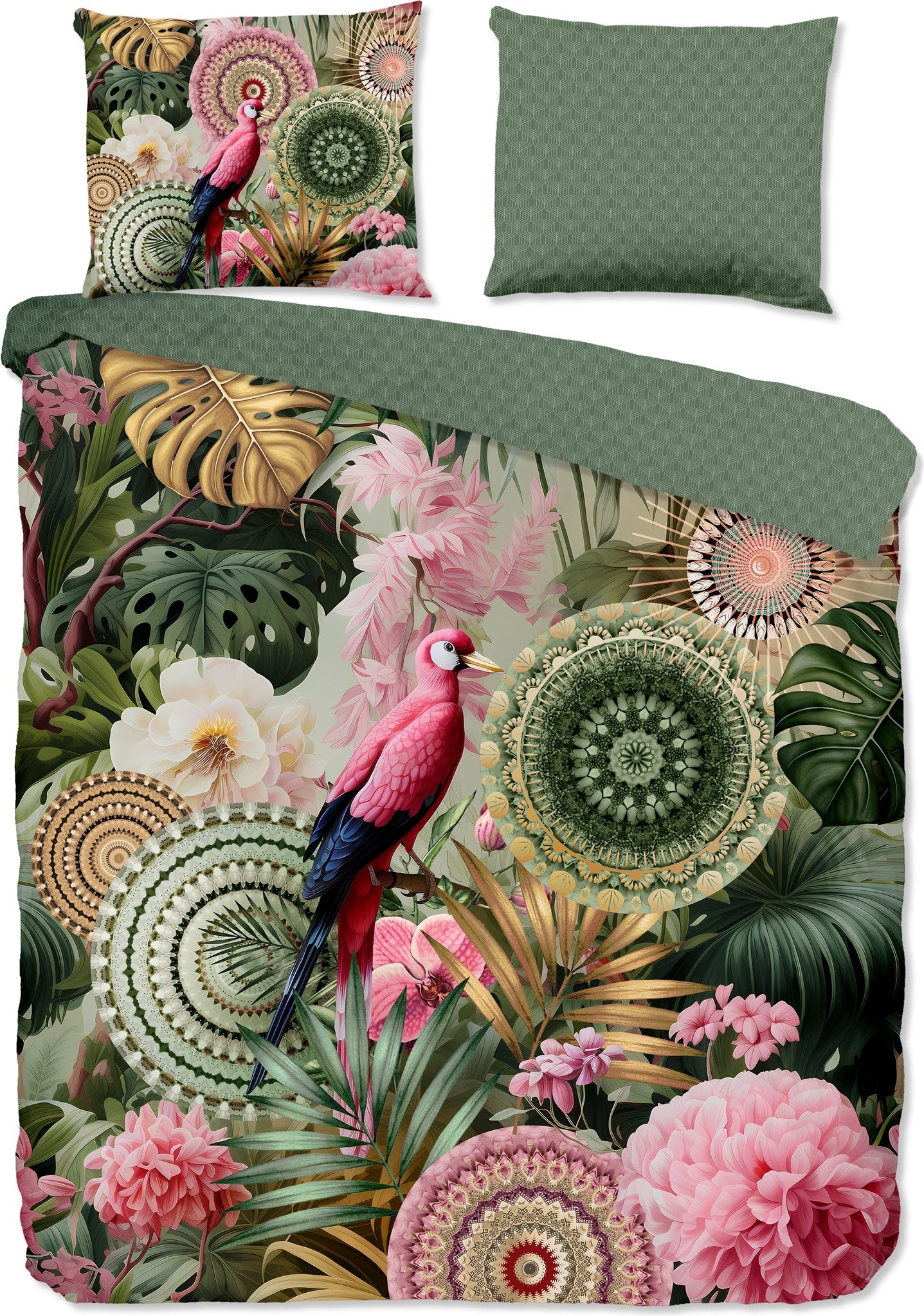 HIP Dekbedovertrek Satijn Palay - Green