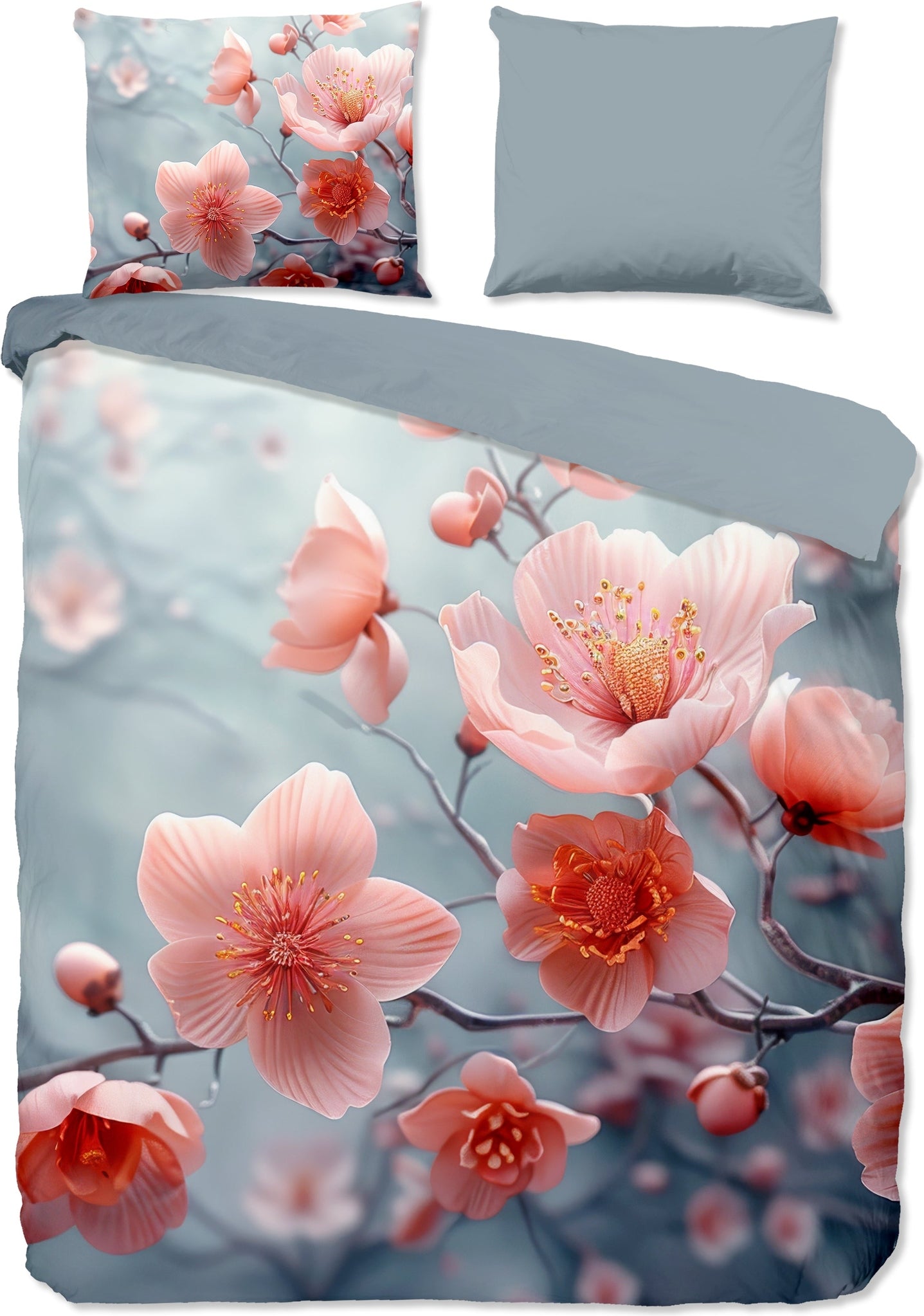 Good Morning Dekbedovertrek Katoen Sartre - Grey