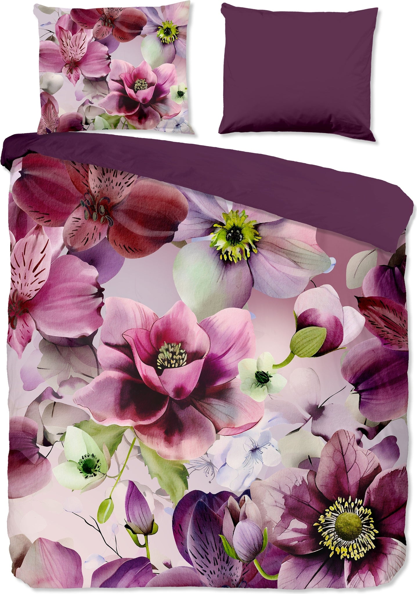 Pure Dekbedovertrek Microfiber Chimai - Bordeaux