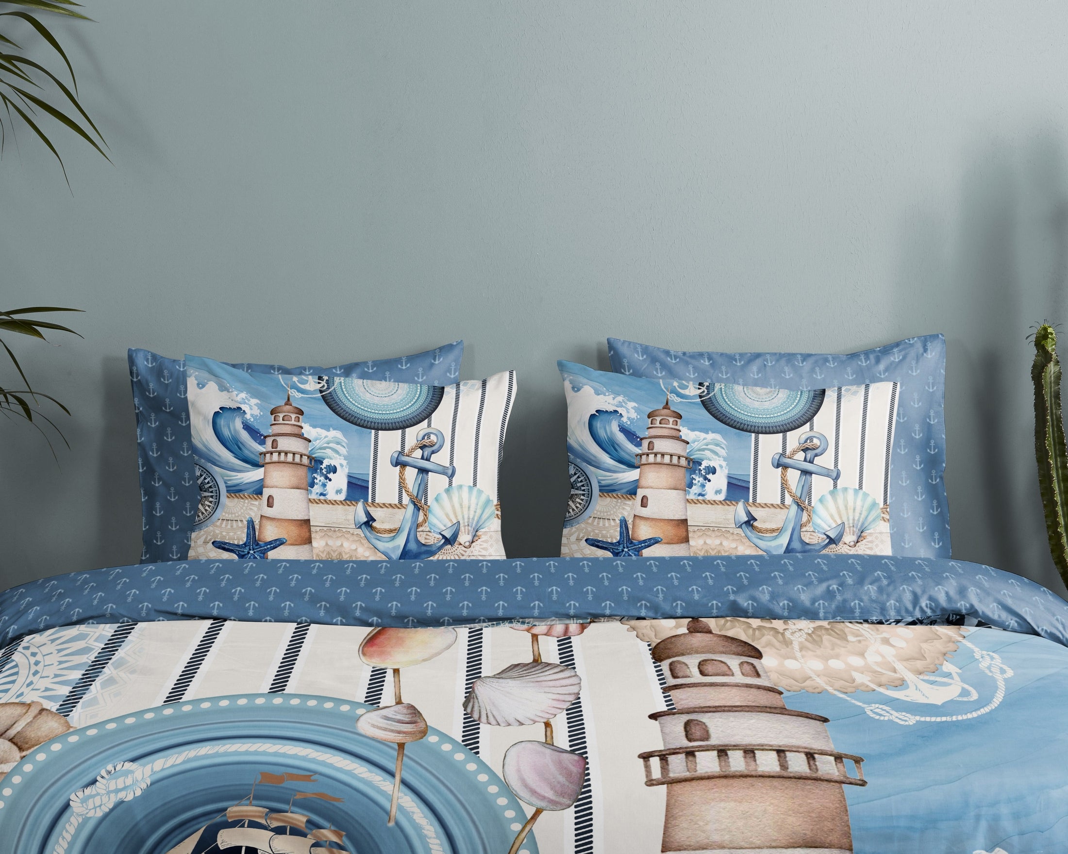 HIP Dekbedovertrek Satijn Aldiana - Blue