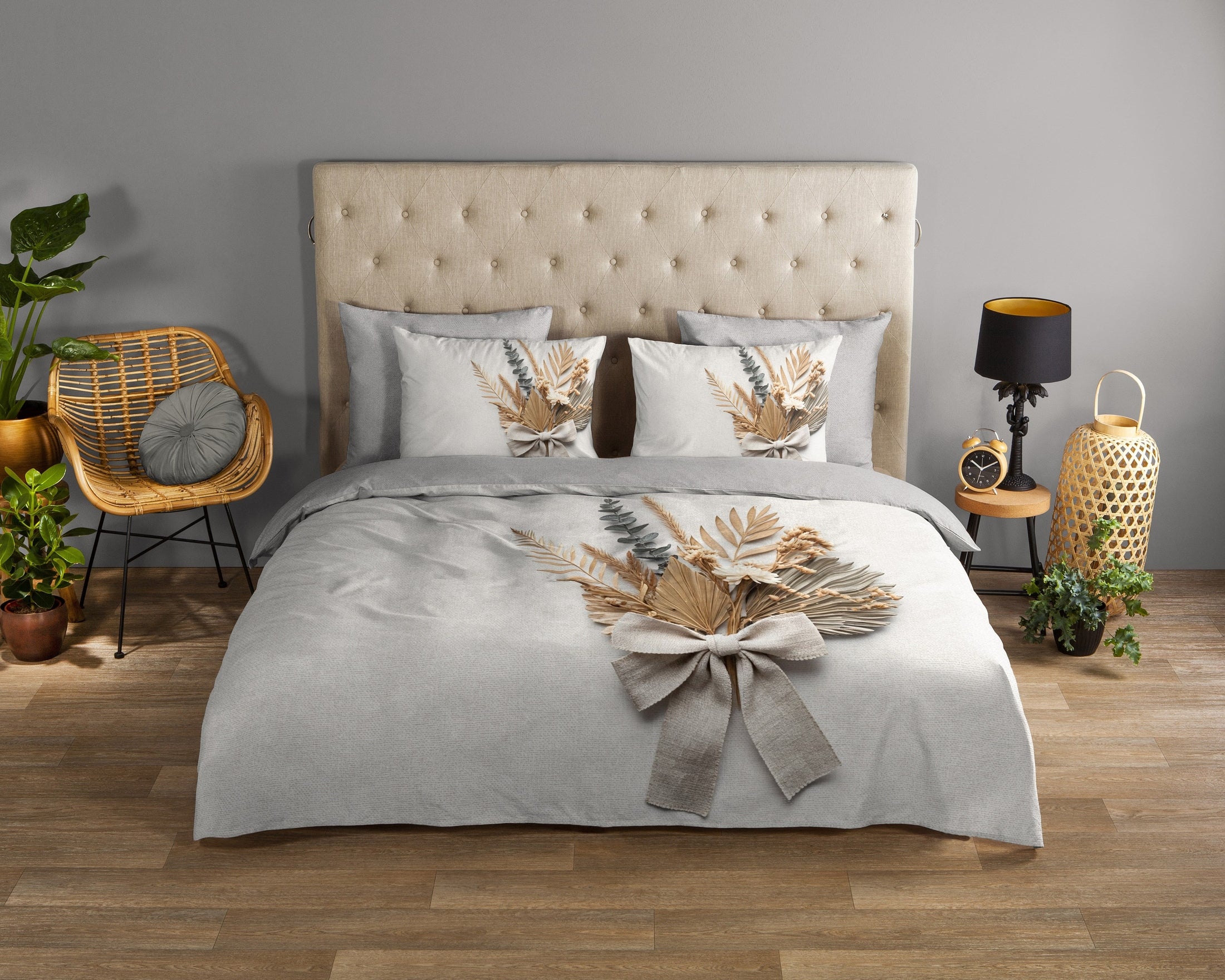 Good Morning Dekbedovertrek Katoen Launo - Grey