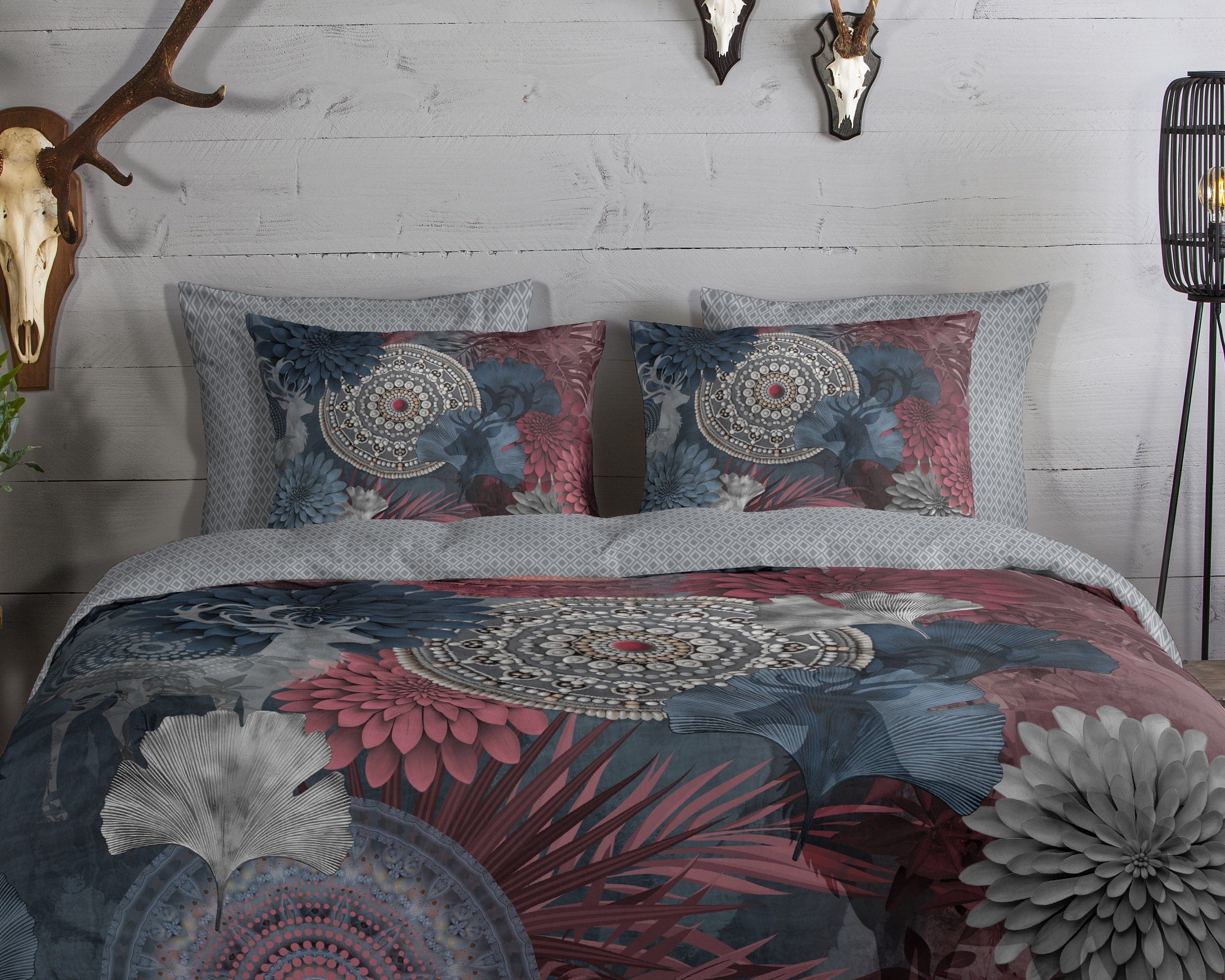 HIP Dekbedovertrek Flanel Makenna - Grey