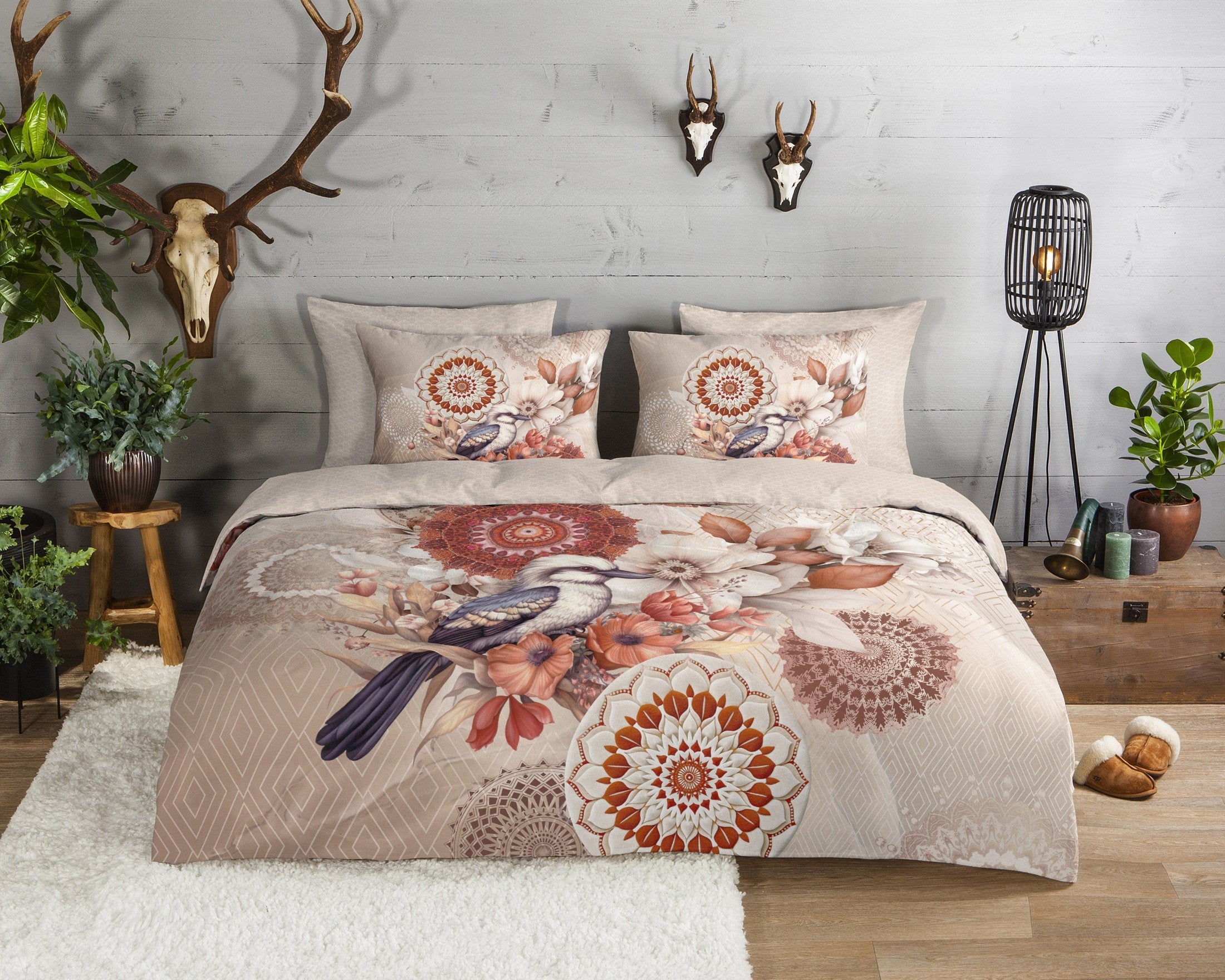 HIP Dekbedovertrek Flanel Luigio - Sand