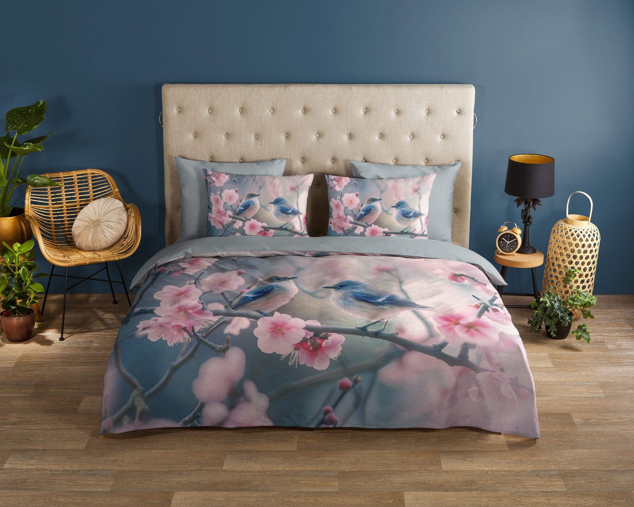 Good Morning Dekbedovertrek Katoen Hannu - Grey