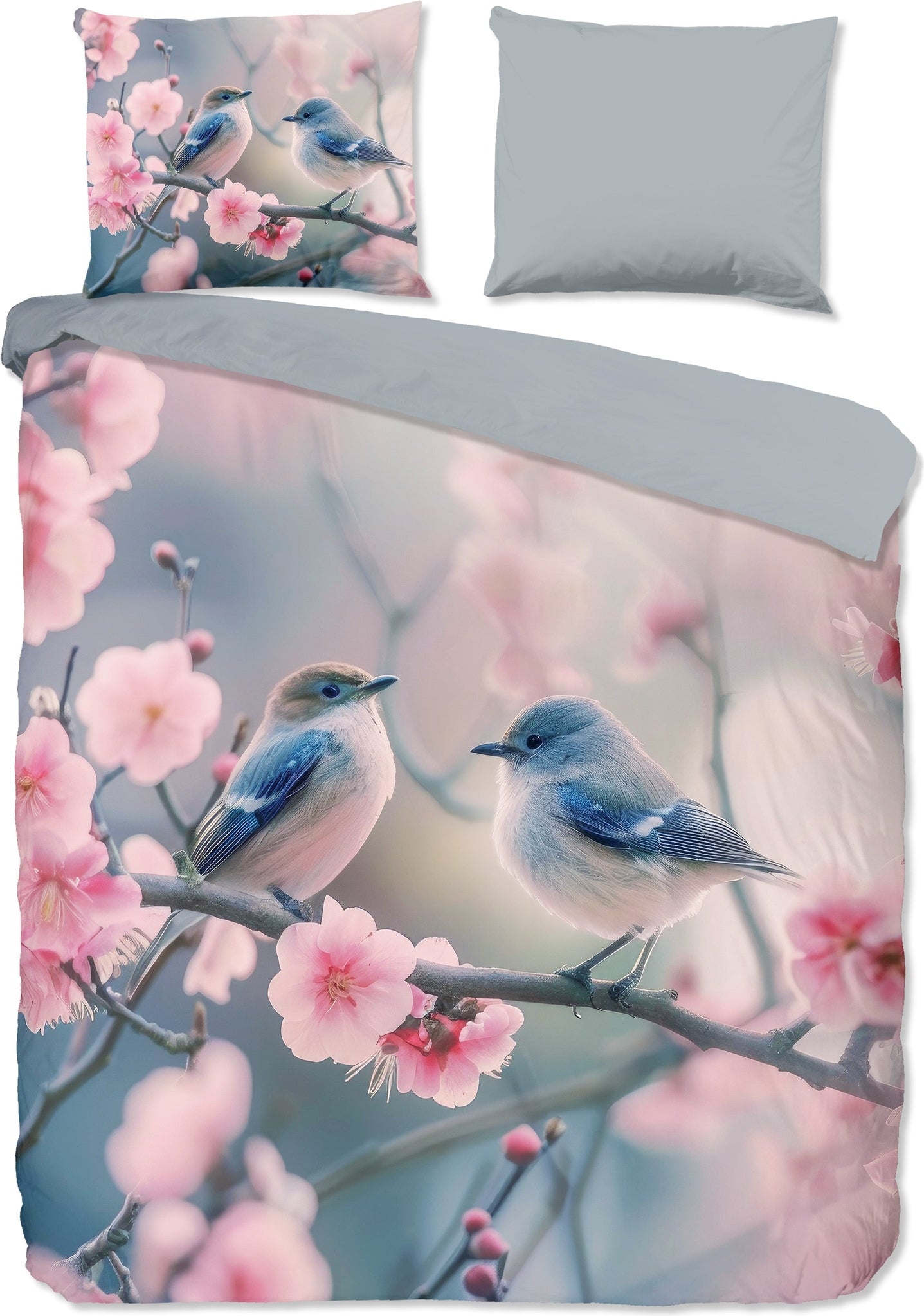 Good Morning Dekbedovertrek Katoen Hannu - Grey