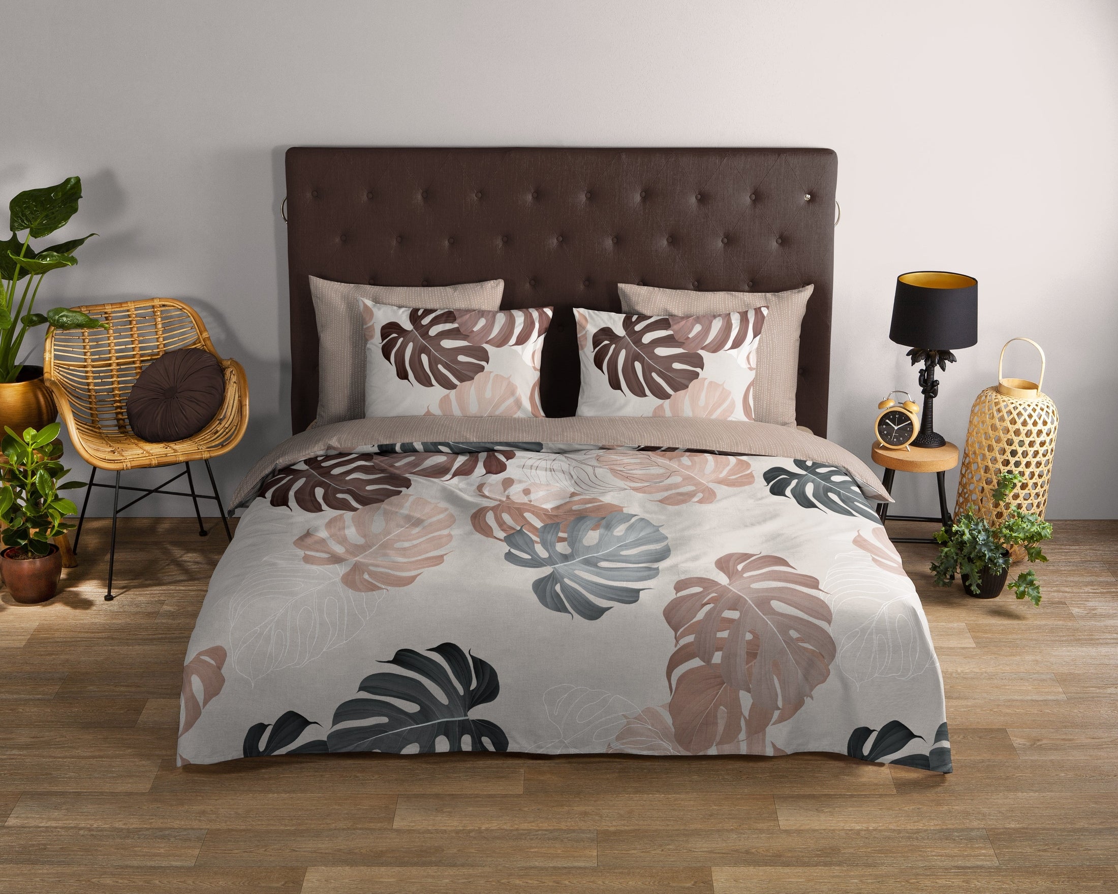 Good Morning Dekbedovertrek Katoen Cianna - Sand