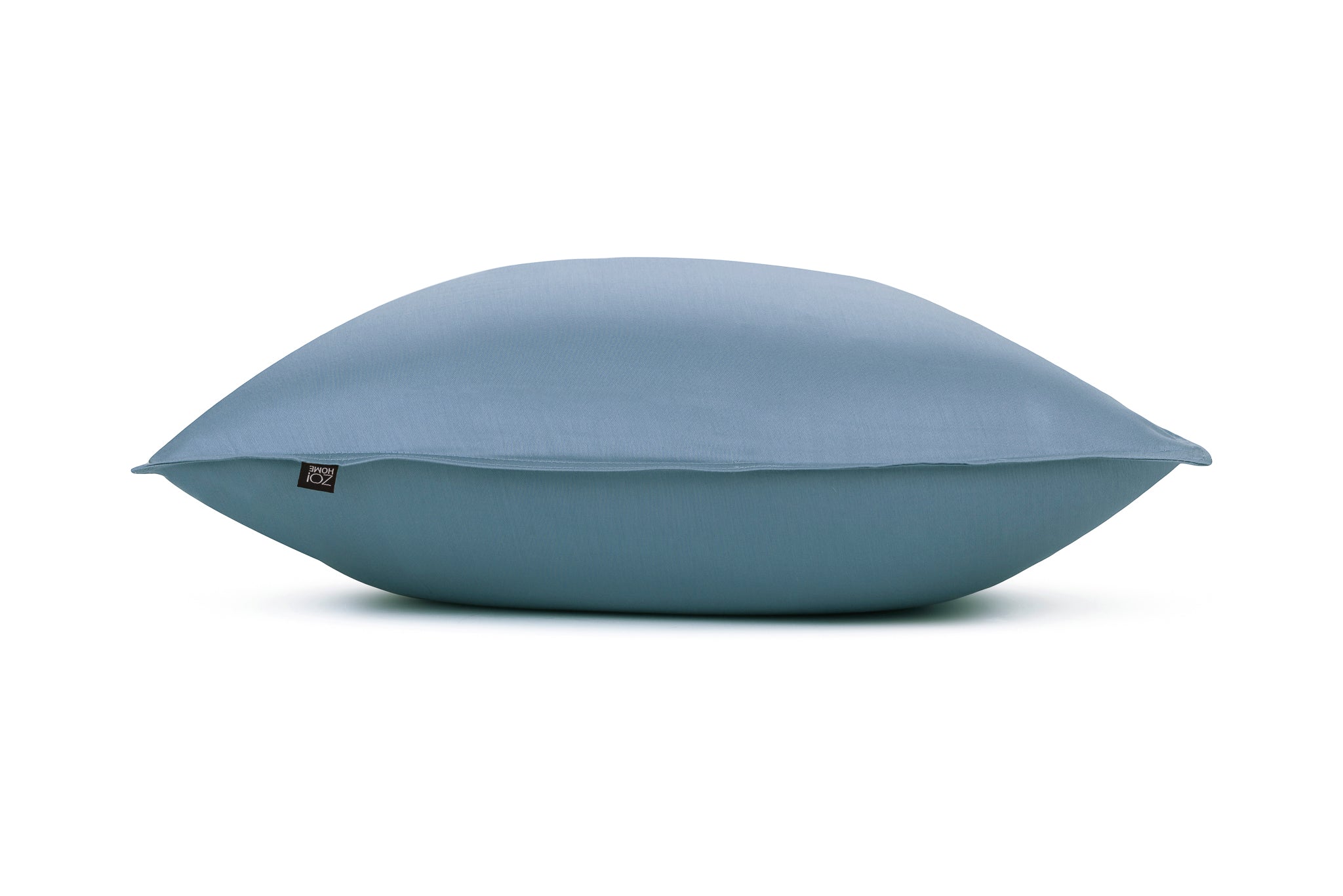 Zo Home kussensloop Satinado Riviera Blue satijn