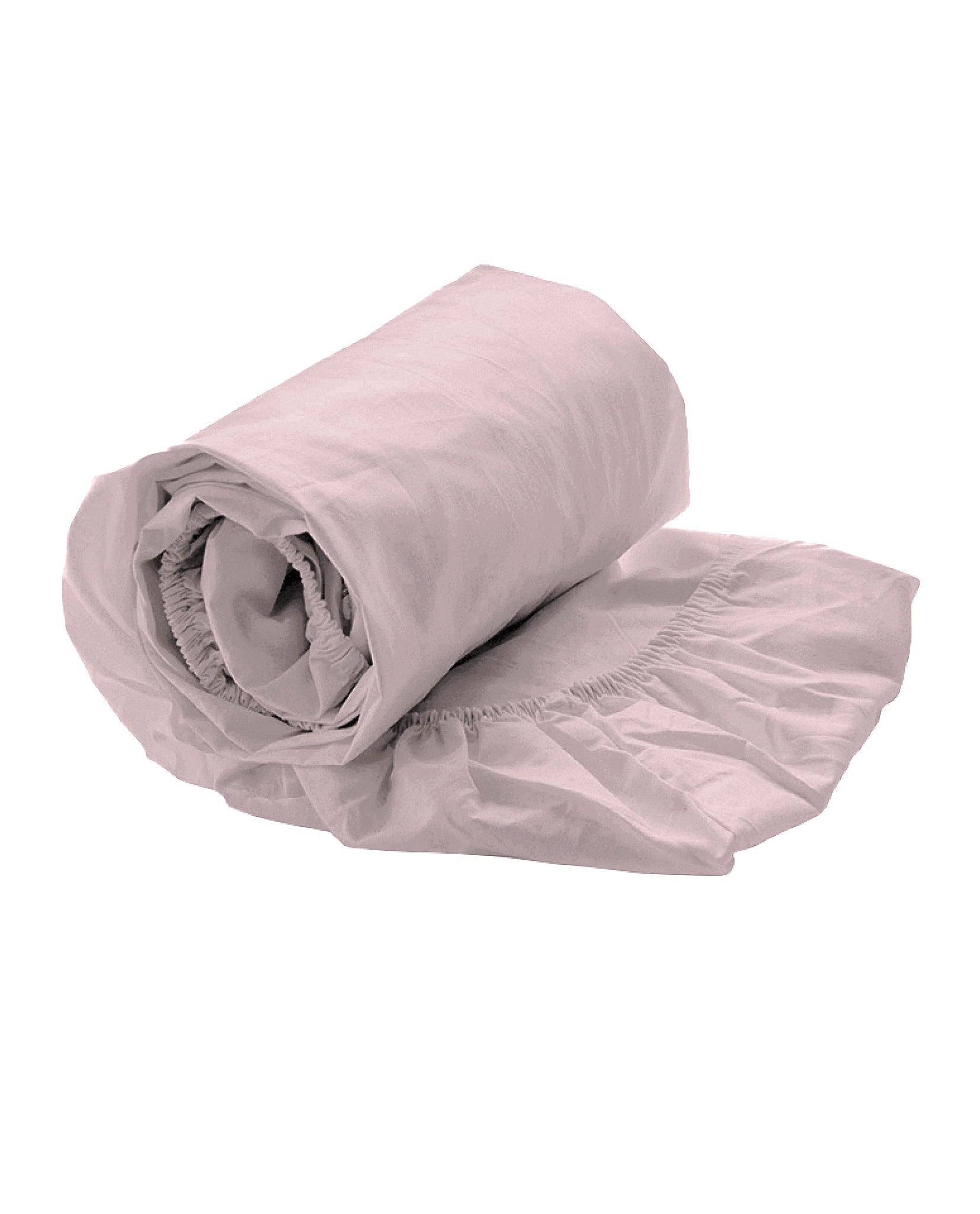 Yellow hoeslaken Percale Cloud Pink katoen percale