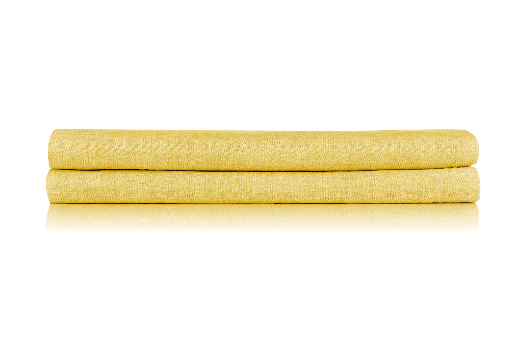 Zo Home hoeslaken Lino Aspen Yellow katoen