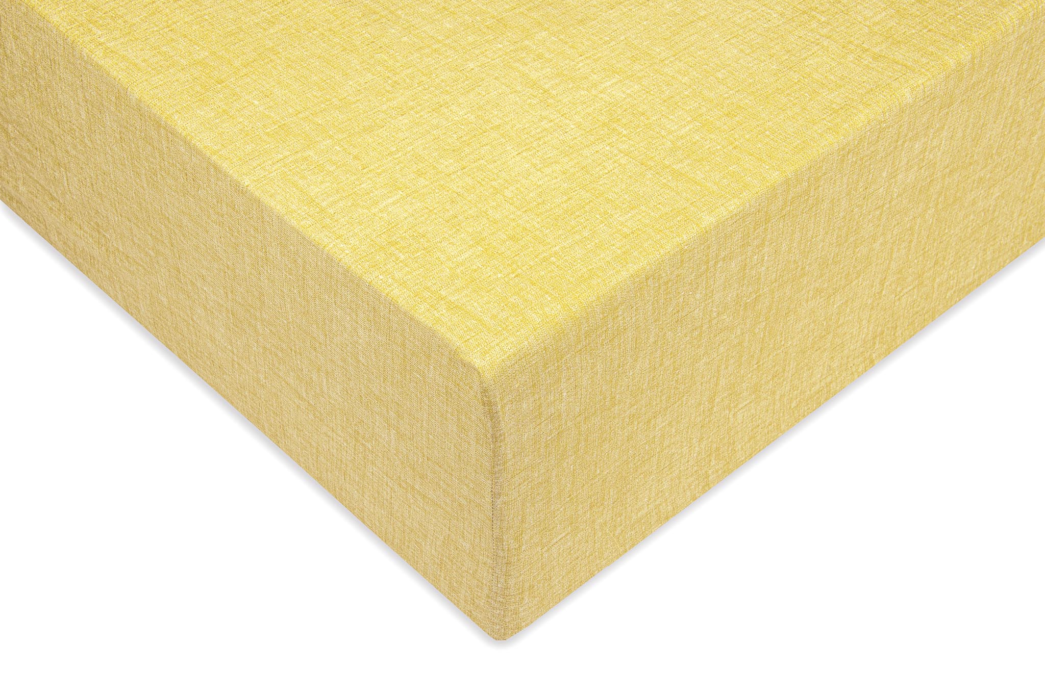 Zo Home hoeslaken Lino Aspen Yellow katoen