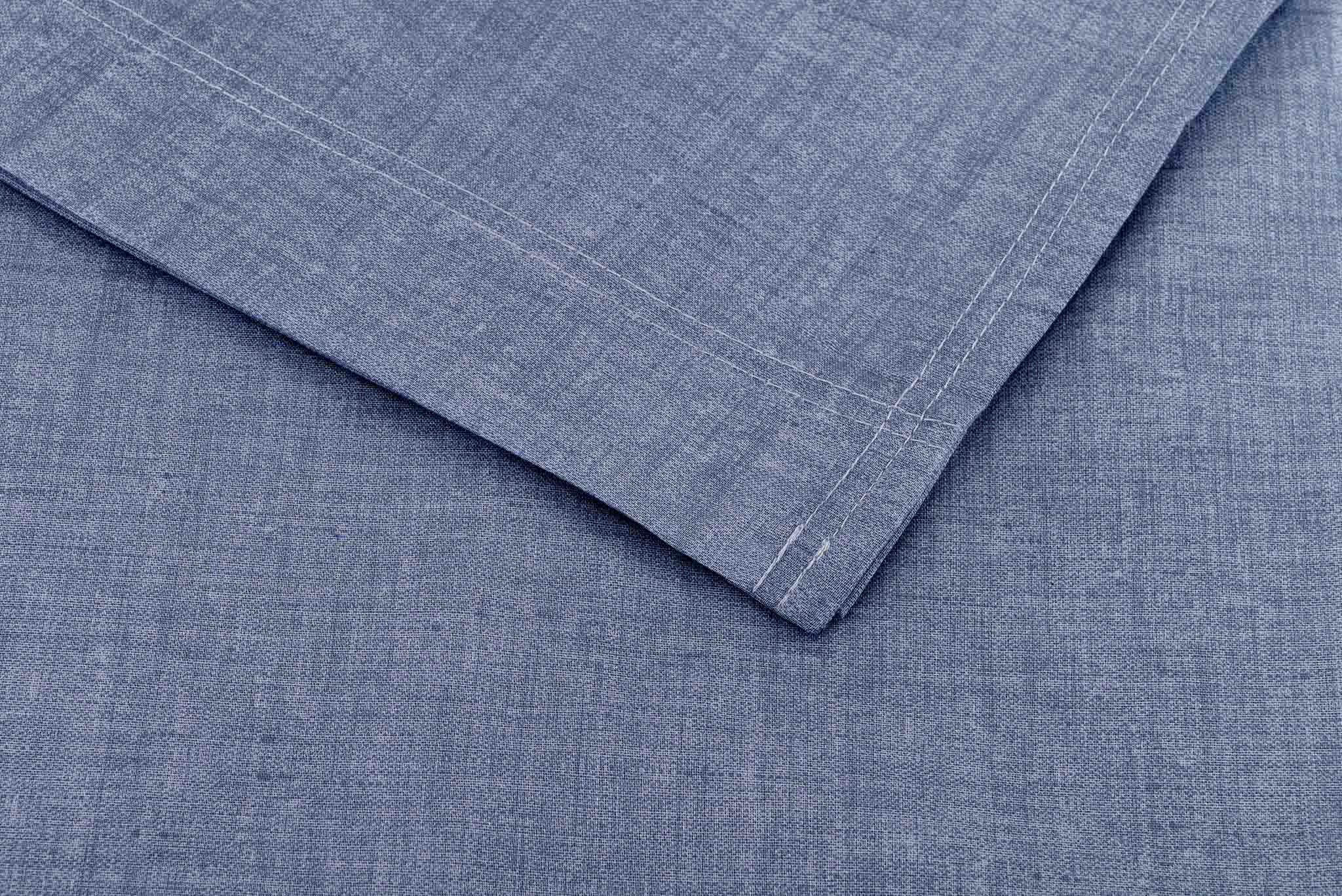 Zo Home laken Lino Bonnet Blue katoen