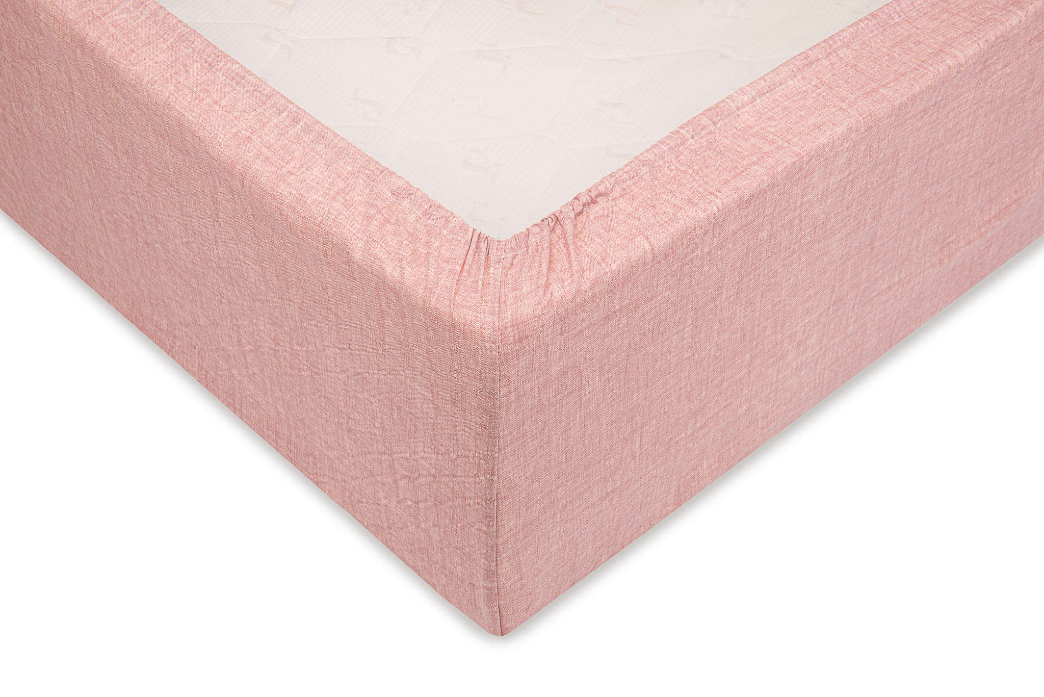 Zo Home hoeslaken Lino Shell Red katoen