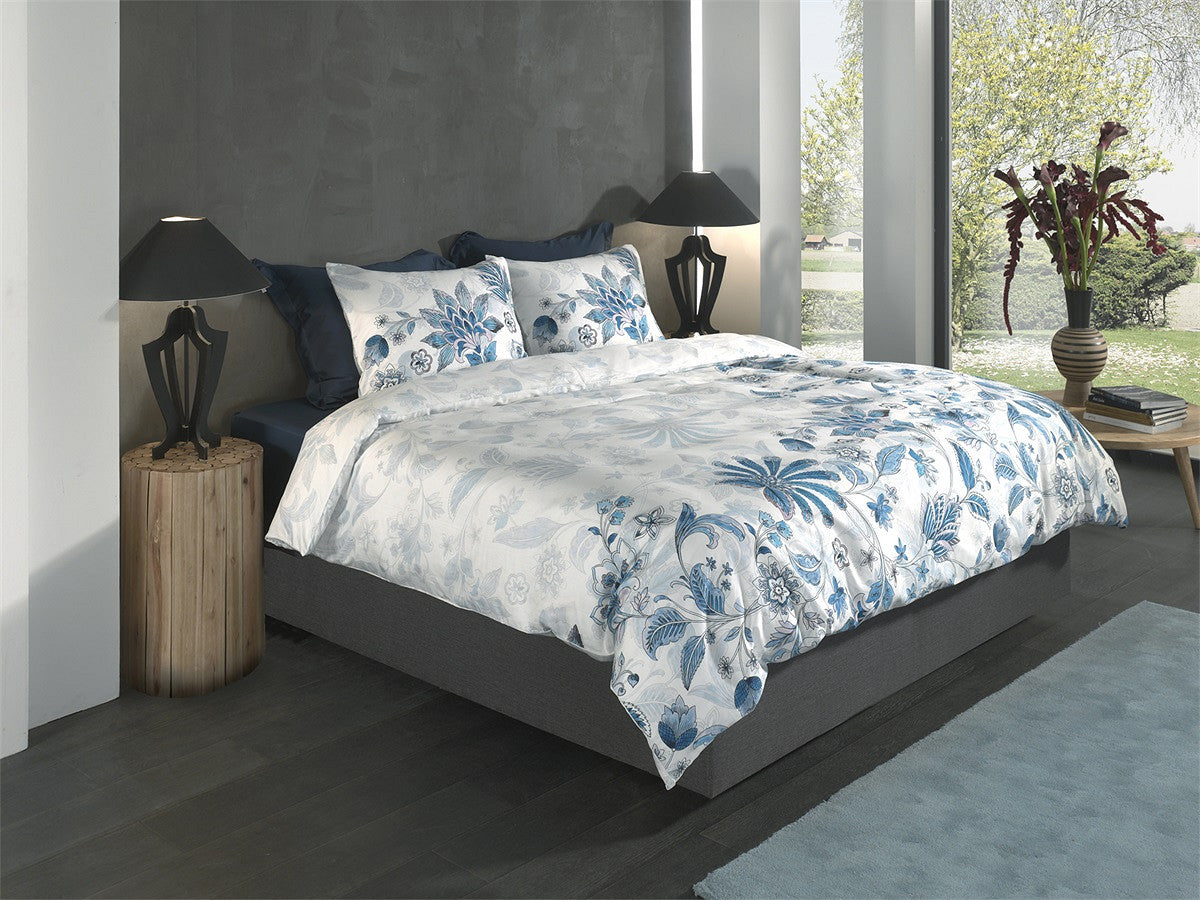 Heckettlane Bettbezug Satin Asia Weiß