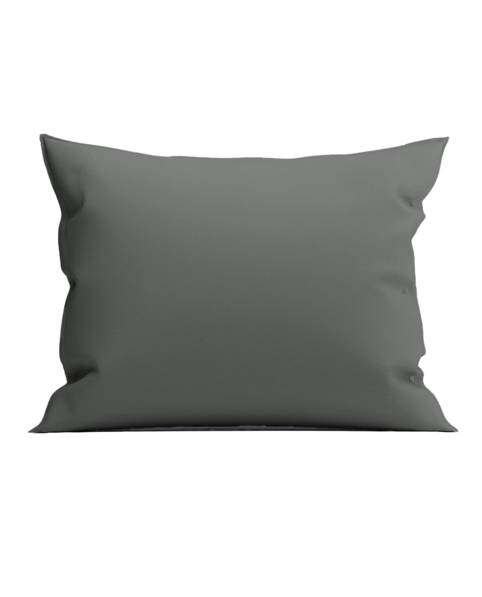 Yellow kussensloop Suite Mumbai Beluga Grey percale