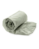 Yellow hoeslaken Suite Mumbai Reseda Green percale