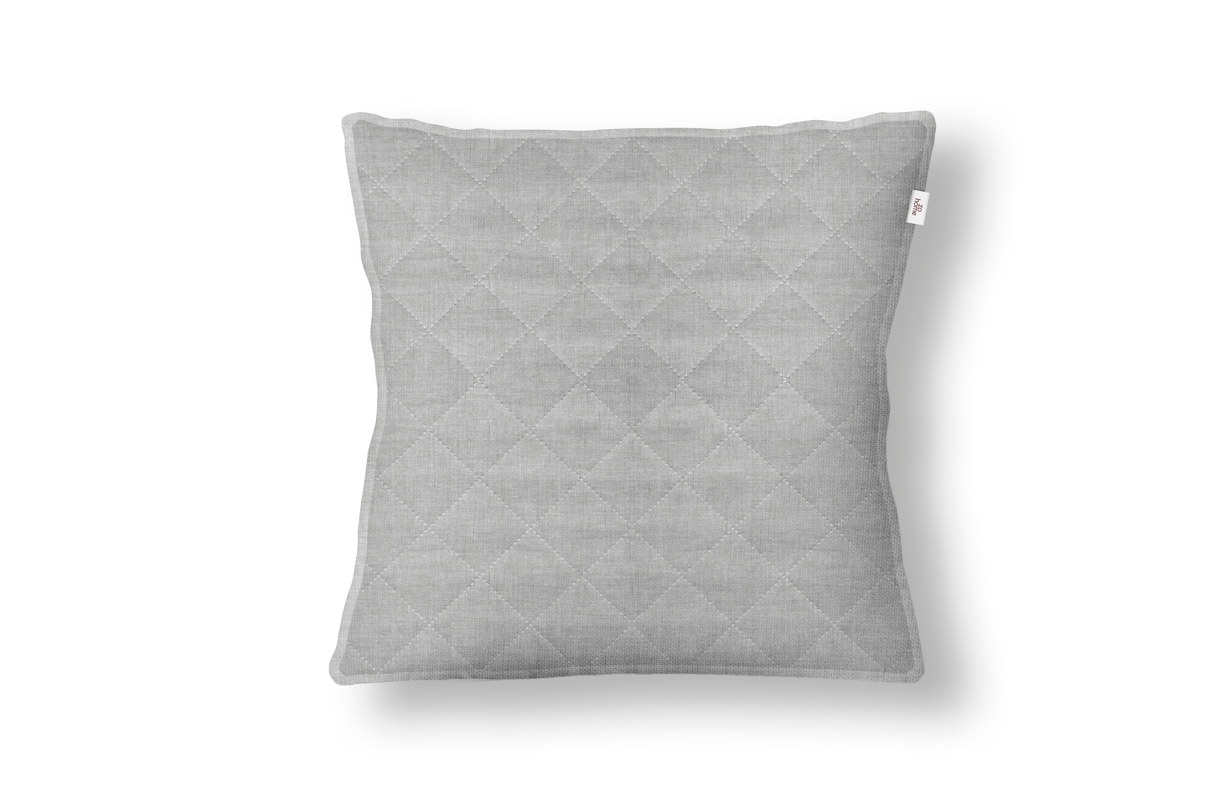 Zo Home sierkussen Banda di Lino Dove Grey polyester