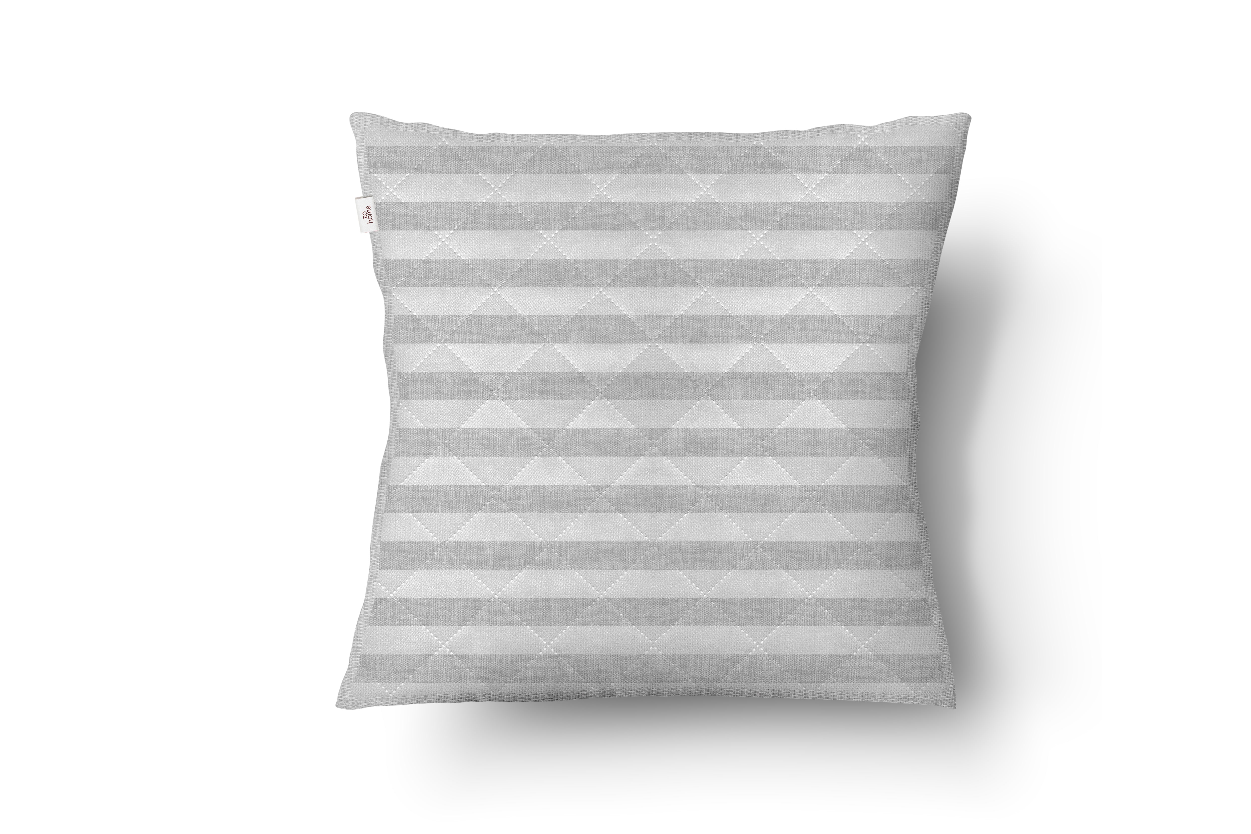 Zo Home sierkussen Banda di Lino Dove Grey polyester