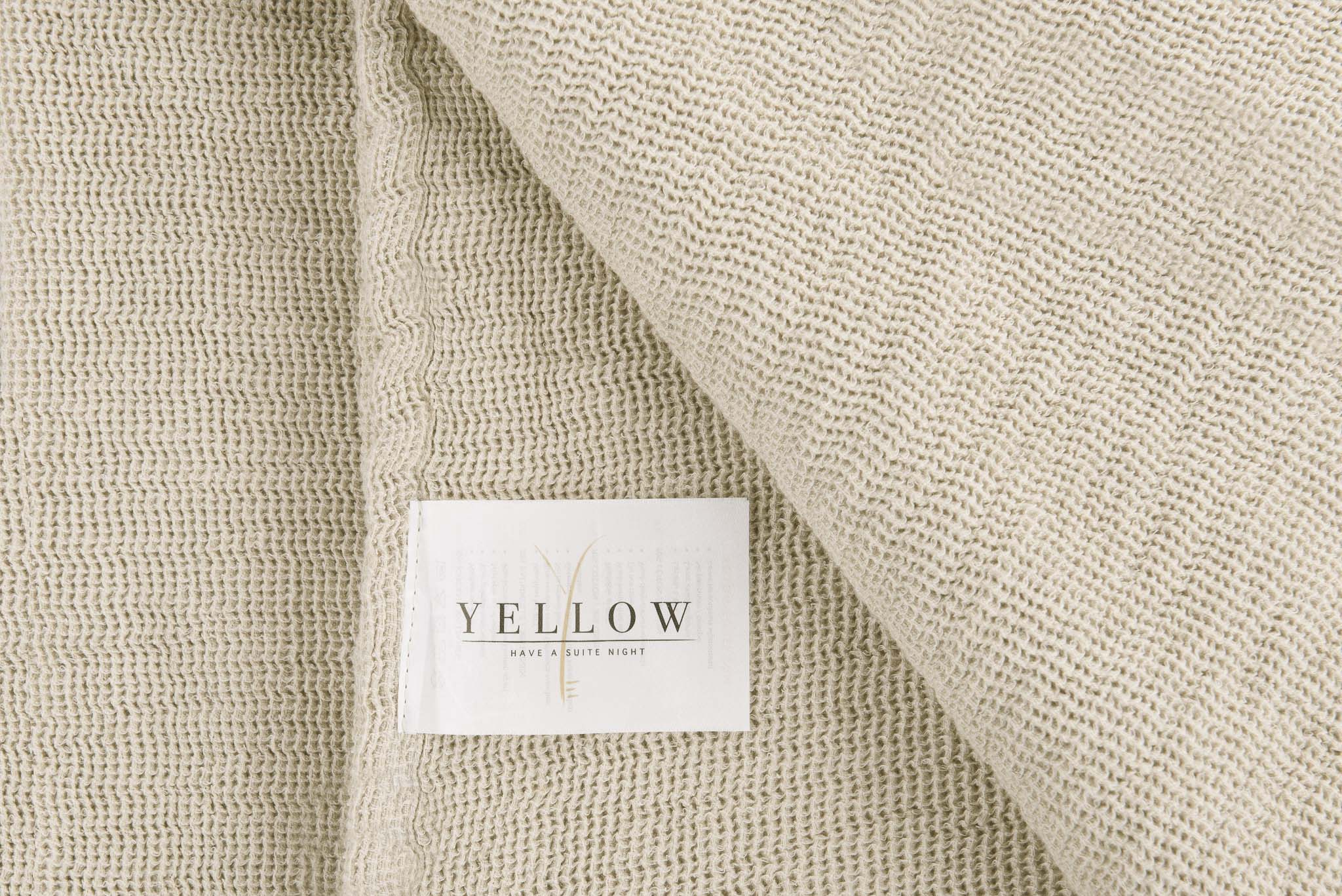 Yellow bedsprei ICA Tutta Natura katoen