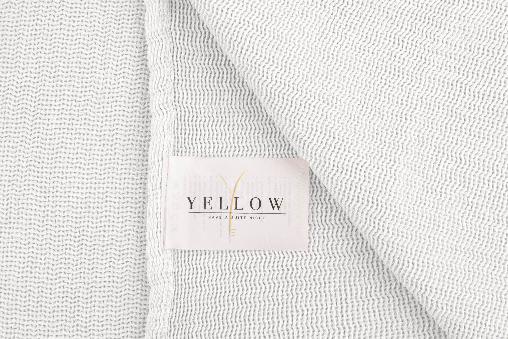 Yellow bedsprei ICA Bright White katoen